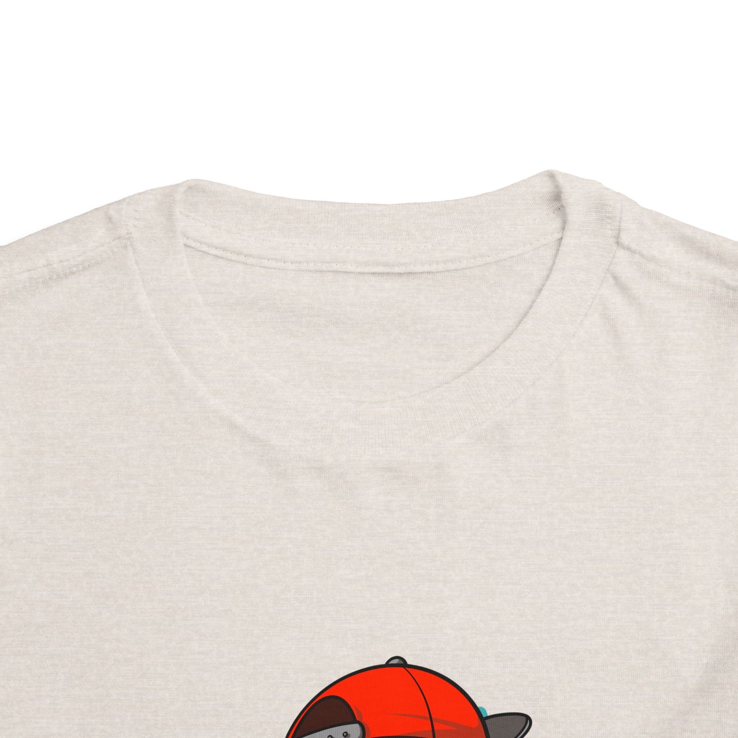 Cool Baseball Cat Toddler T-Shirt | Kids Short Sleeve Tee with Cap, Sunglasses, and Mitt | Fun Sports Shirt for Boys & Girls
