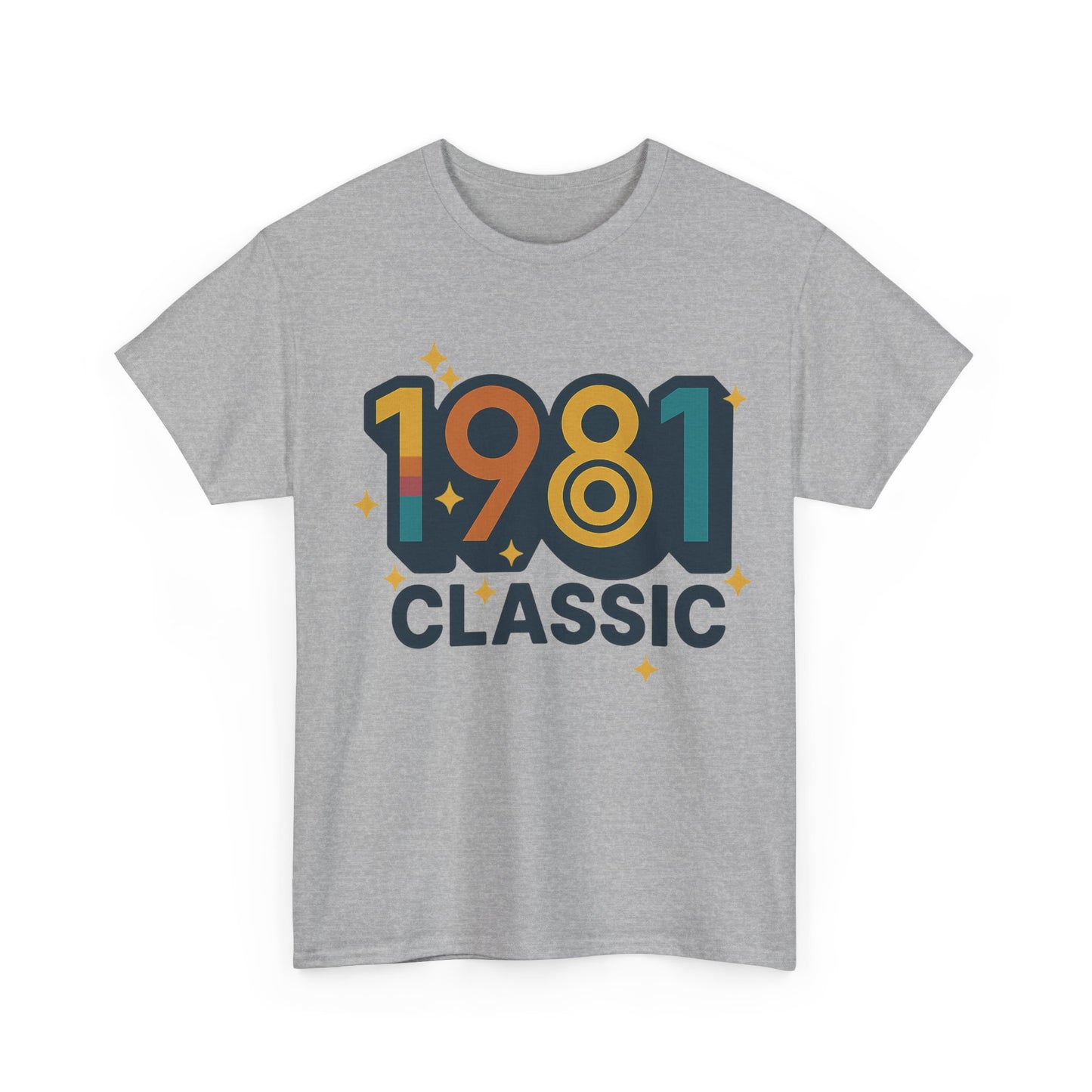 Retro Vibe 1981 T-Shirt Born to Vibe Cotton Tee, Vintage 80s Style Unisex Shirt, Birthday Gift, Casual Everyday Top