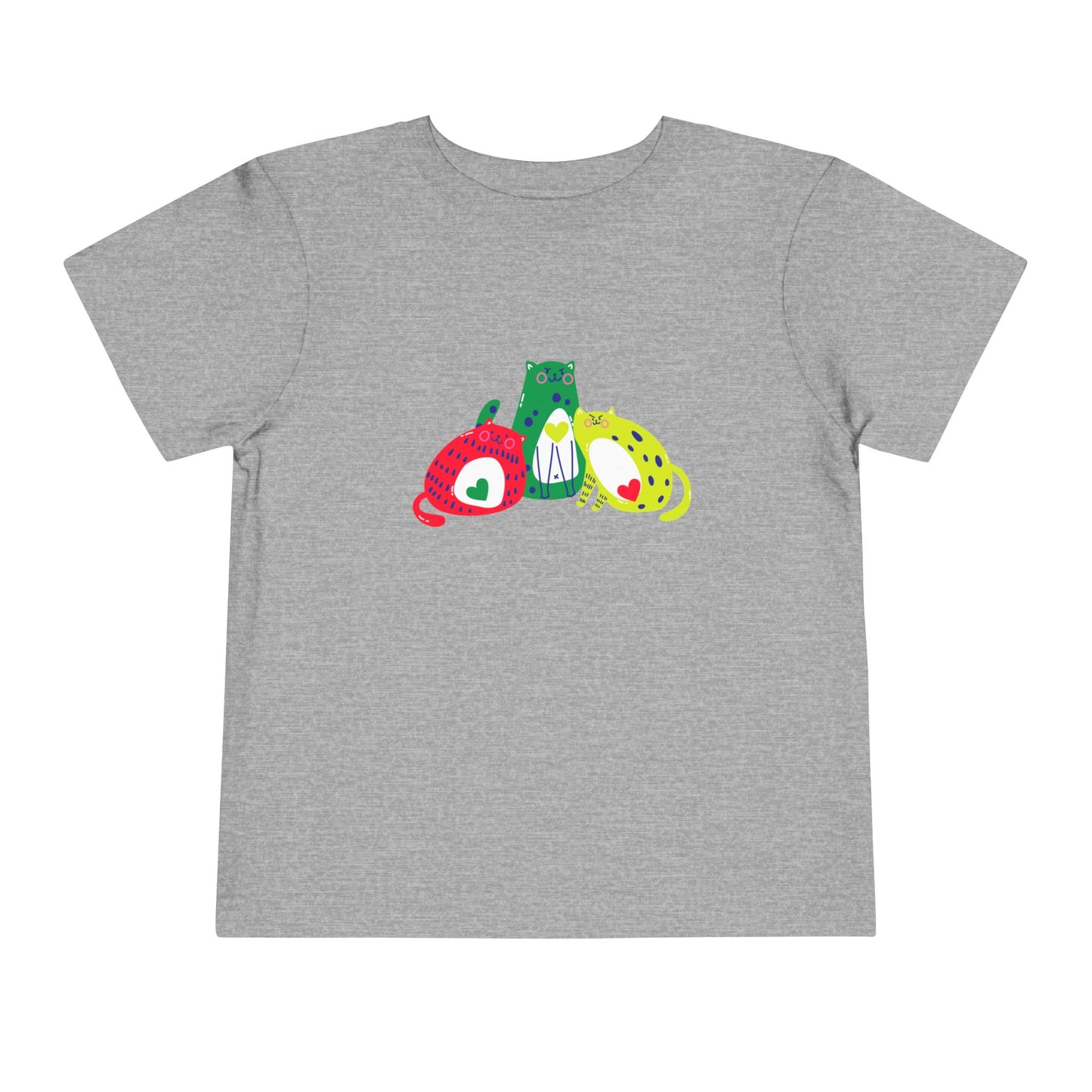 Cute Animal Friends Toddler T-Shirt | Kids Short Sleeve Graphic Tee, Fun Animal Shirt for Boys & Girls, Birthday or Gift