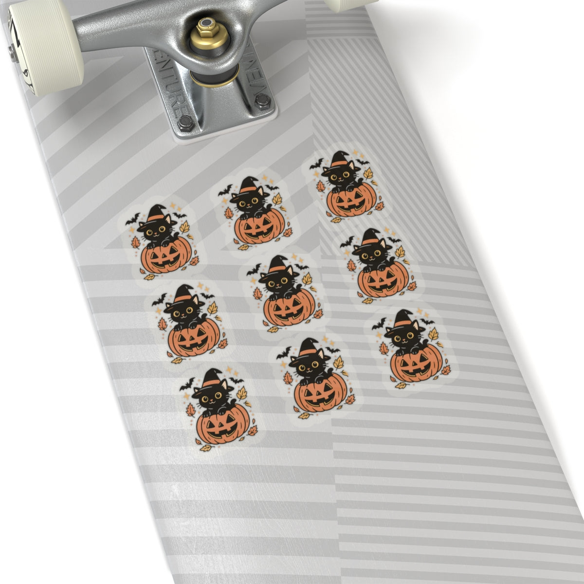 Cute Halloween Cat Stickers, Perfect for Scrapbooking, Gift Wrapping, Laptop, Water Bottle, Journal Decor