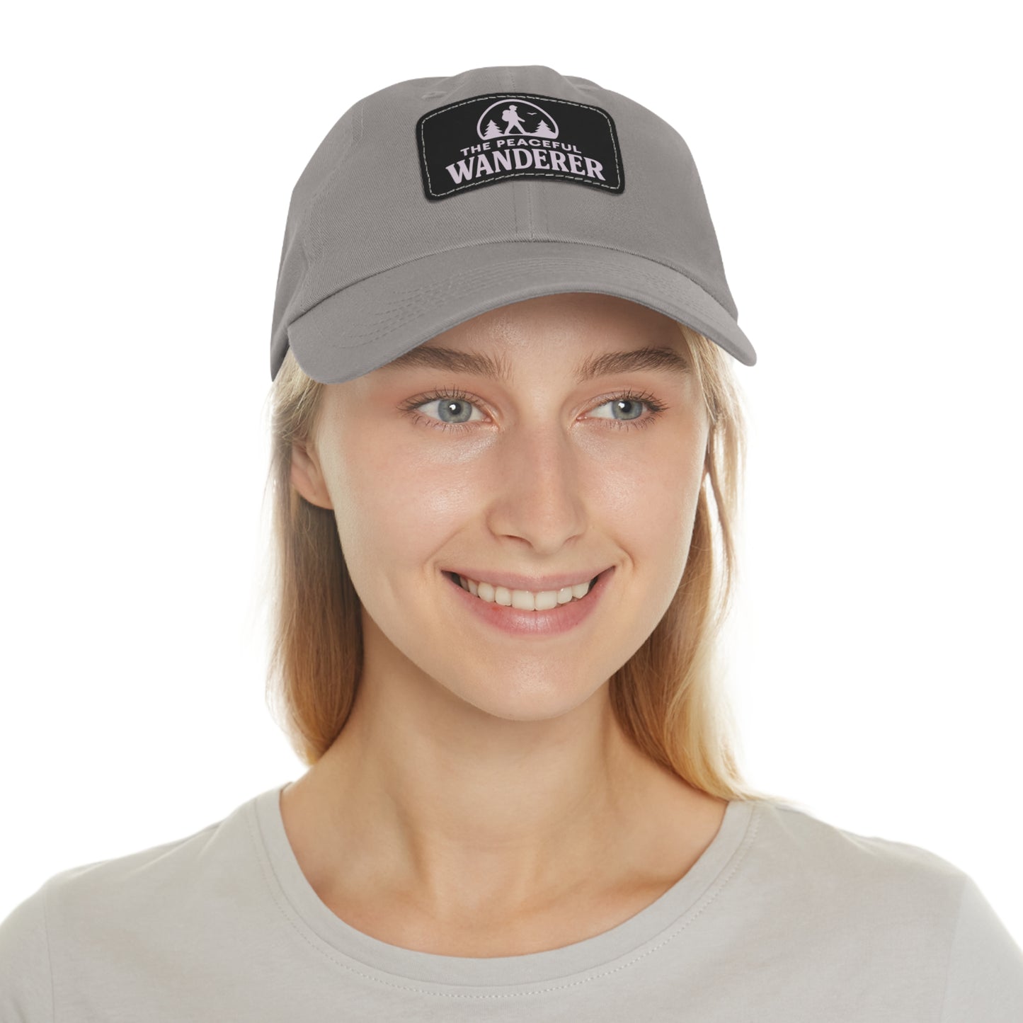Stylish Dad Hat with Leather Patch, Adventure Hat, Gift for Dads, Wanderer Cap, Casual Wear, Outdoor Events, Hiking Gear