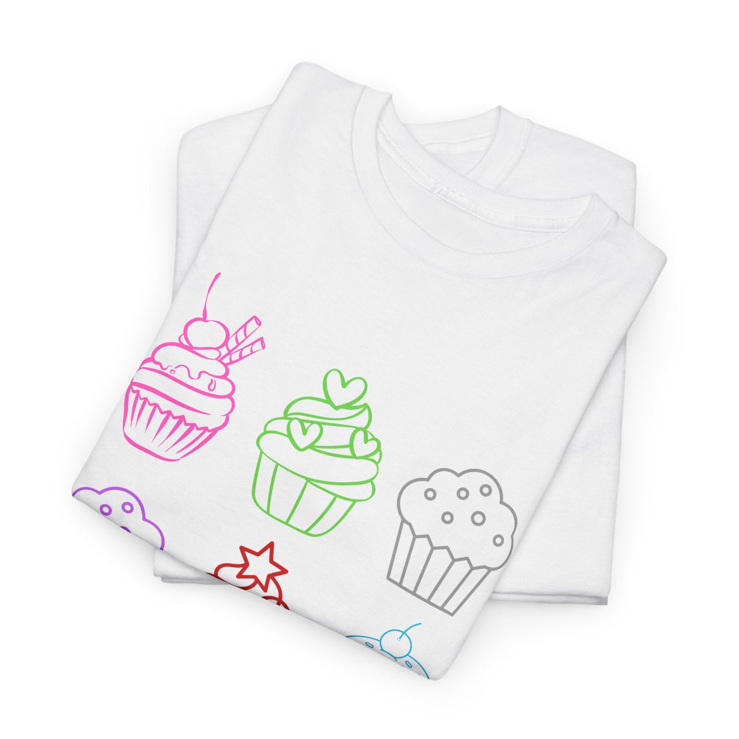 Cute Cupcake T-Shirt, Cupcake Graphic Tee, Dessert Lover Shirt, Baking Gift, Sweet Treat Birthday Shirt