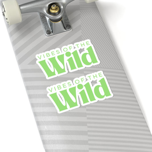 Vibes of the Wild Kiss-Cut Stickers | Eco-Friendly Laptop Decals, Nature Lovers' Stickers, Planner Decor, Gift for Adventurers