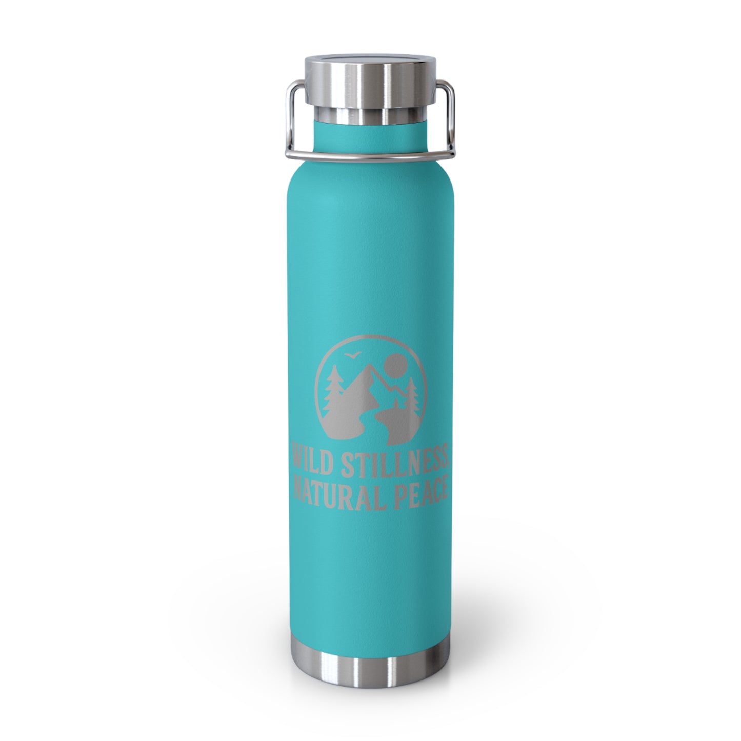 Wild Stillness, Natural Peace – 22oz Insulated Water Bottle | No-Sweat, Eco-Friendly Gift for Nature Lovers