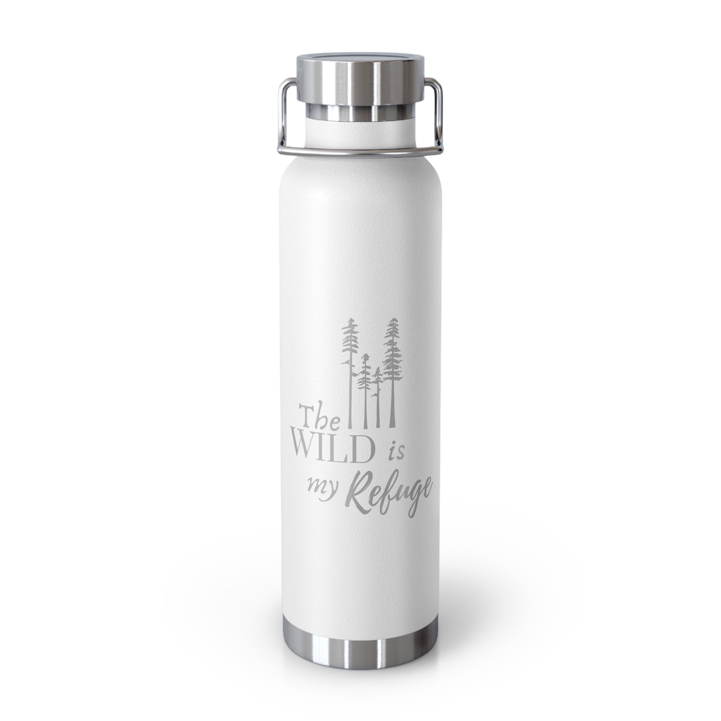 The Wild Is My Refuge – 22oz Insulated Water Bottle | Adventure Gift for Nature Love