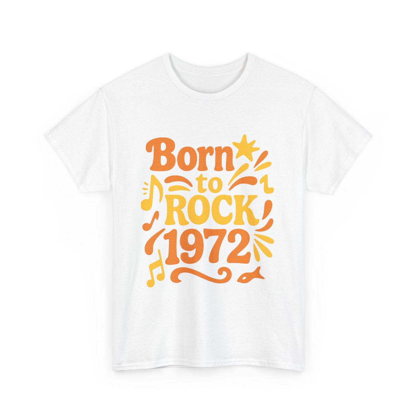 Retro Vibe T-Shirt Born to Vibe 1972 Cotton Tee, Unisex Vintage Shirt, 70s Style Top, Birthday Gift, Casual Everyday Apparel