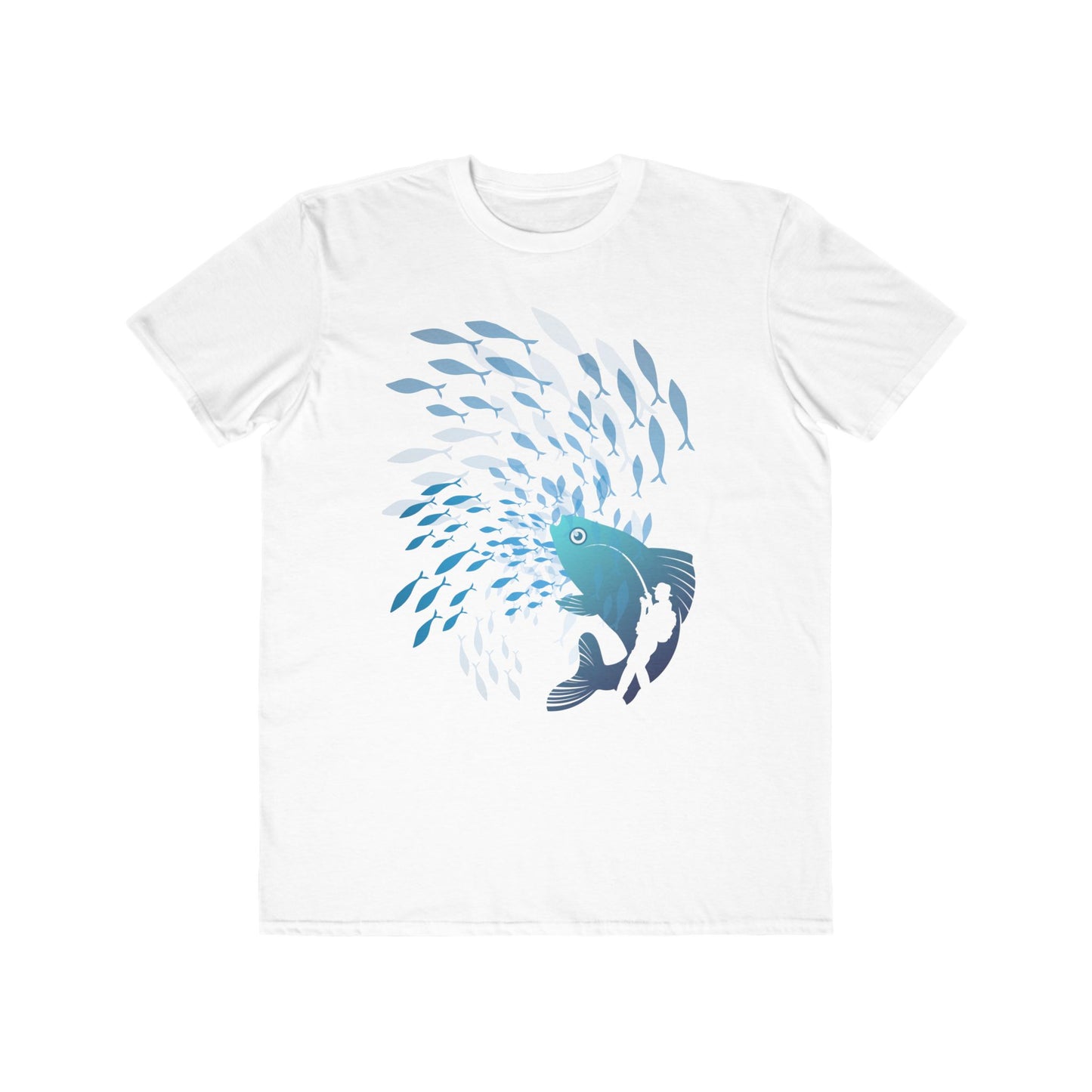Ocean Vibes Mens Lightweight Tee Casual Beach Shirt Summer Outfit Gift for Fishermen and Nature Lovers Coastal Style T Shirt