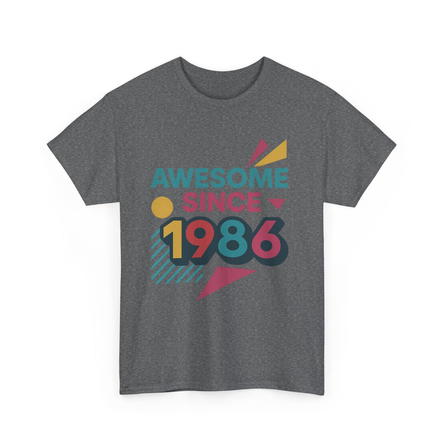 Retro Vibe 1986 T-Shirt Born to Vibe Cotton Tee, Vintage 80s Style Unisex Shirt, Birthday Gift, Casual Everyday Top