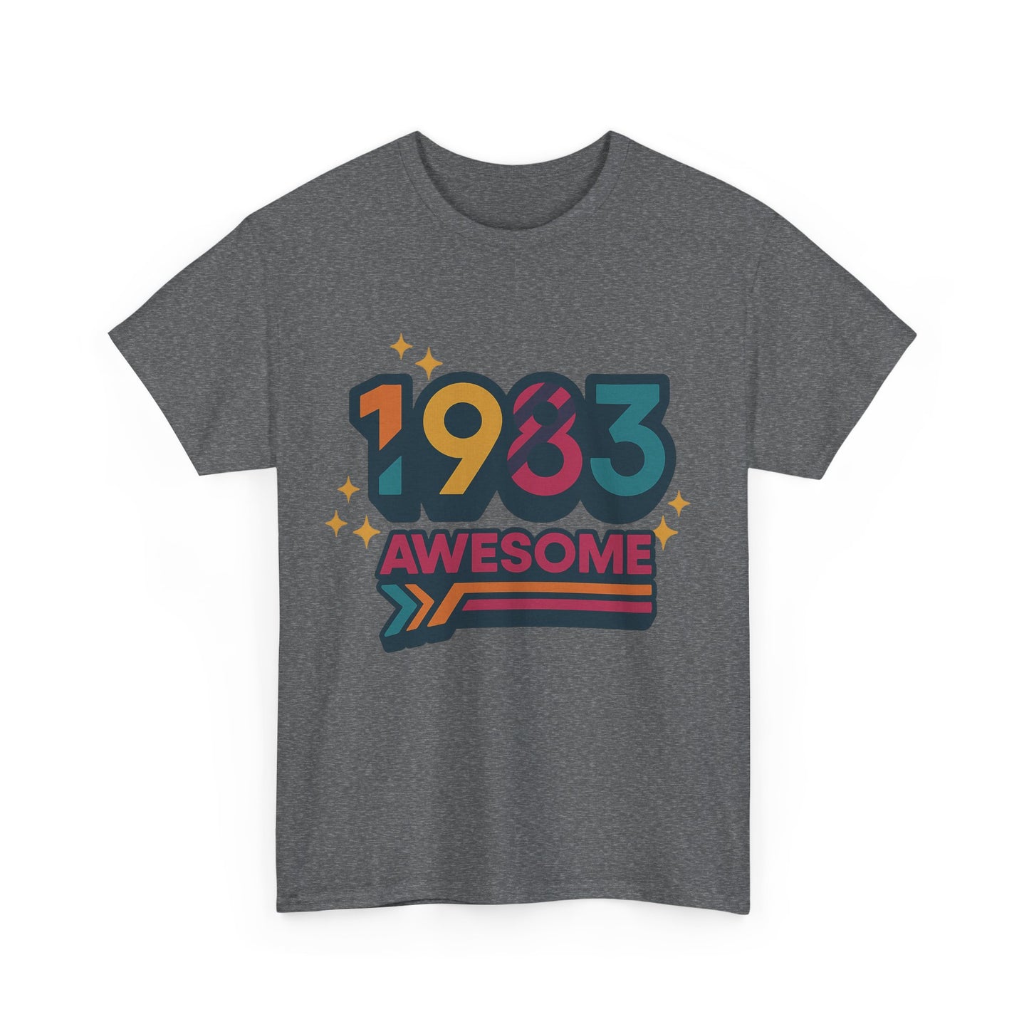 Retro Vibe 1983 T-Shirt Born to Vibe Cotton Tee, Vintage 80s Style Unisex Shirt, Birthday Gift, Casual Everyday Top
