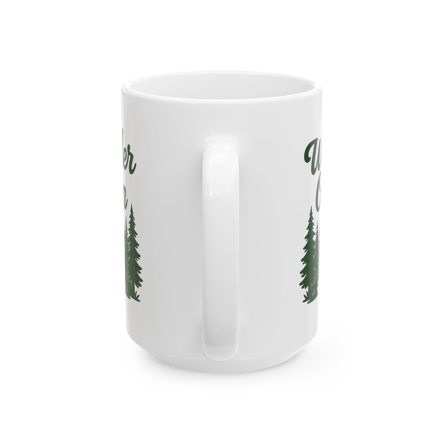 Camping Adventure Mug – Ceramic Coffee Cup, Gift for Nature Lovers (11oz/15oz)