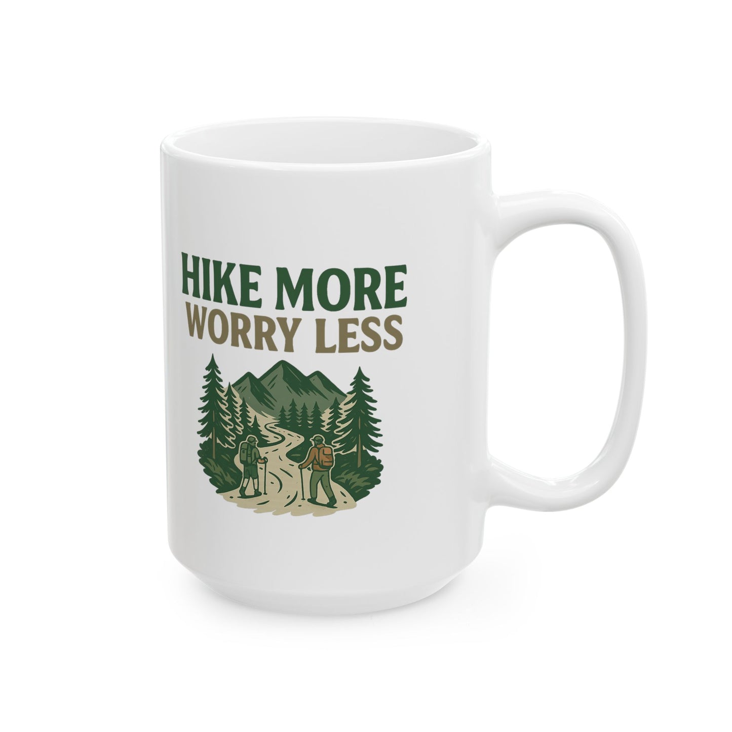 Hiking Adventure Mug Nature Travel Coffee Cup, Eco-Friendly Outdoor Gift