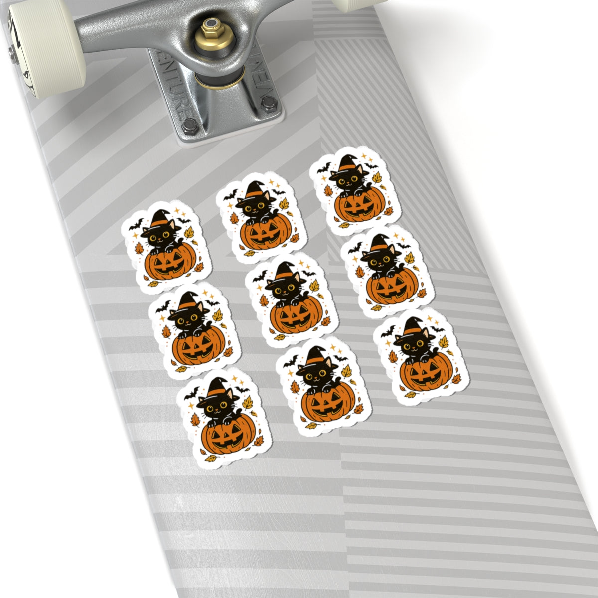 Cute Halloween Cat Stickers, Perfect for Scrapbooking, Gift Wrapping, Laptop, Water Bottle, Journal Decor