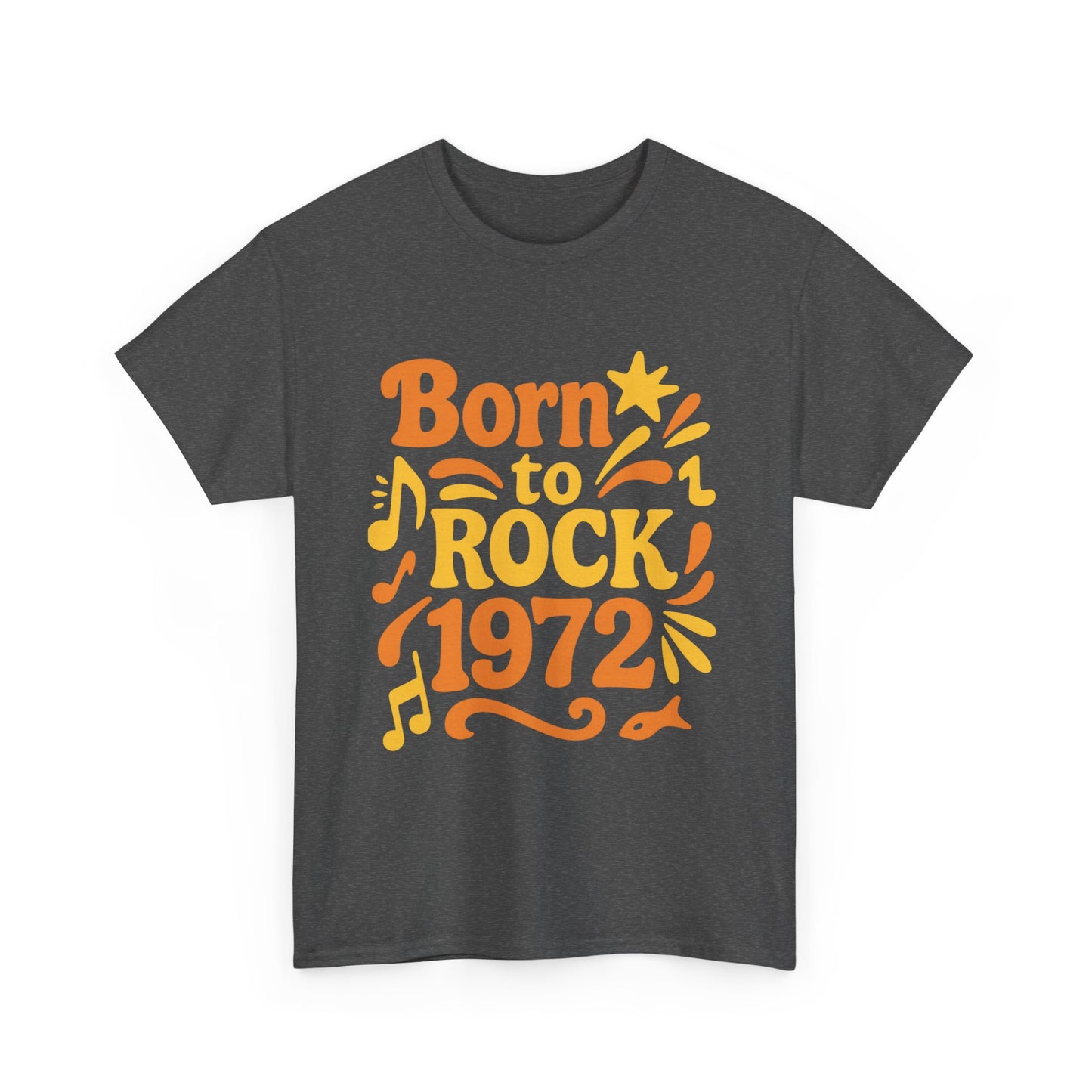 Retro Vibe T-Shirt Born to Vibe 1972 Cotton Tee, Unisex Vintage Shirt, 70s Style Top, Birthday Gift, Casual Everyday Apparel
