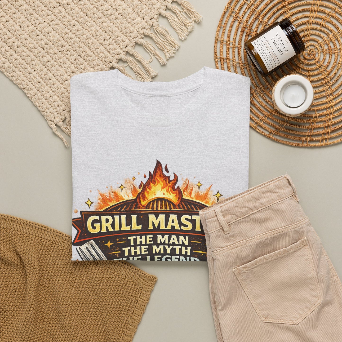 Grill Master Shirt The Man The Myth The Legend | Funny Fathers Day BBQ Dad Tee