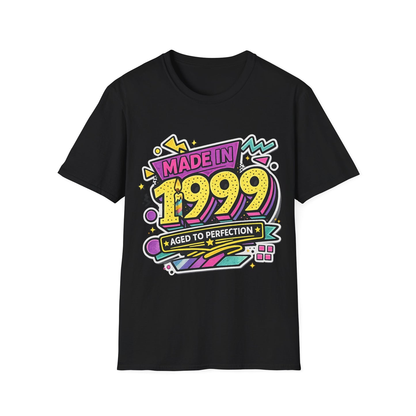 Vintage 1999 Retro T-Shirt | 1999 Birth Year Shirt | Retro 90s Graphic Tee