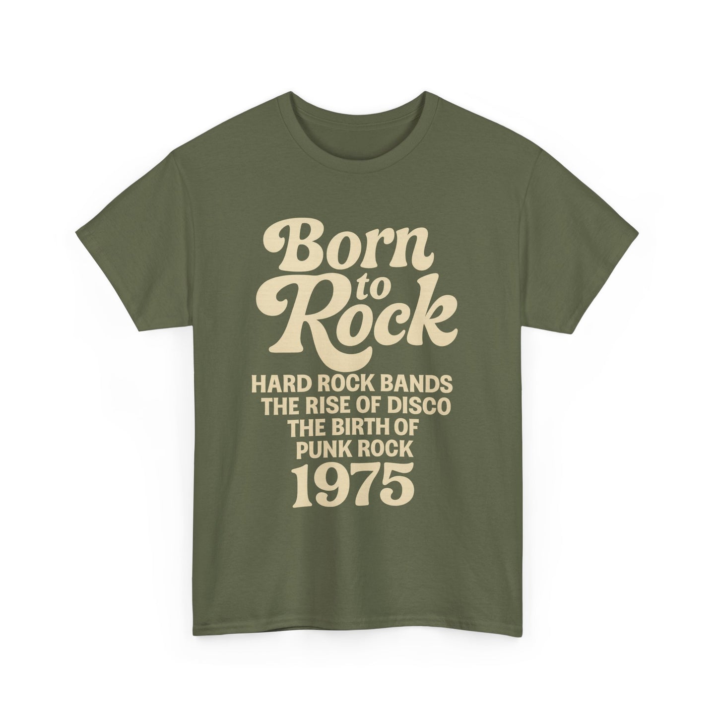 Retro Vibe T-Shirt Born to Vibe 1975 Cotton Tee, Unisex Vintage Shirt, 70s Style Top, Birthday Gift, Casual Everyday Apparel