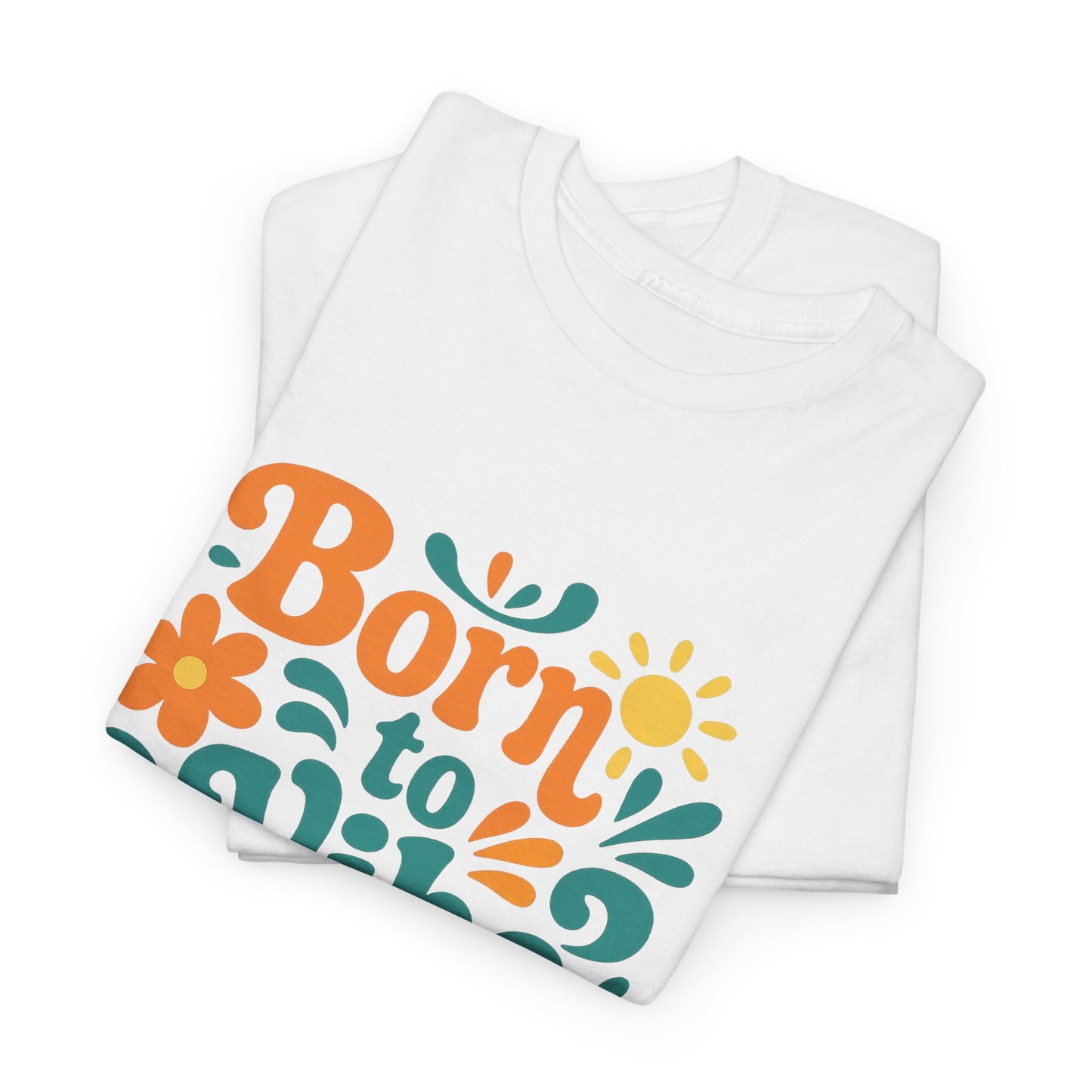 Retro Vibe T-Shirt Born to Vibe 1960 Cotton Tee, Unisex Vintage Shirt, 60s Style Top, Birthday Gift, Casual Everyday Apparel