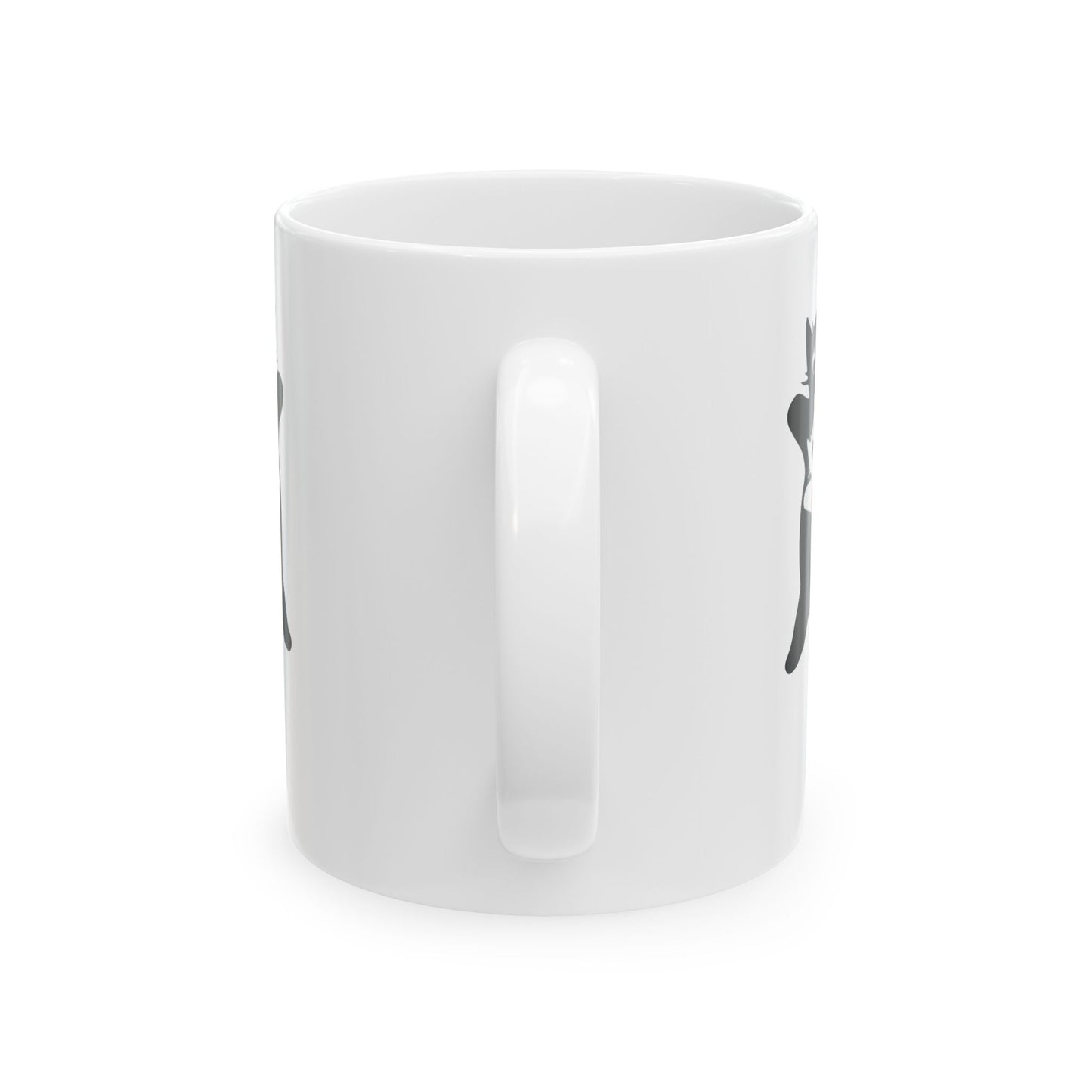 Adorable Cat Love Mug | Cute Ceramic Coffee Cup, Gift for Cat Lovers, Pet Owners, Valentines or Birthday Present