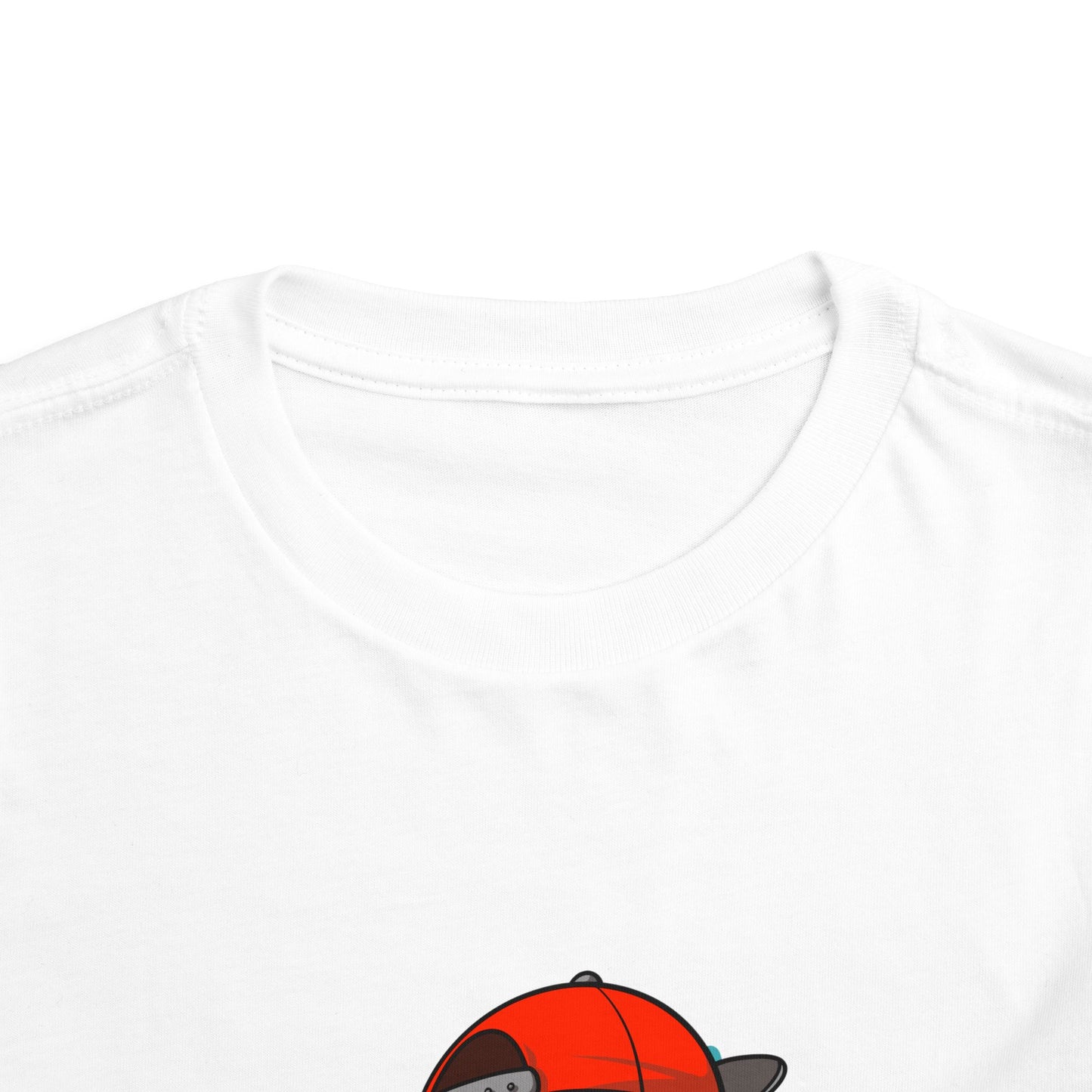 Cool Baseball Cat Toddler T-Shirt | Kids Short Sleeve Tee with Cap, Sunglasses, and Mitt | Fun Sports Shirt for Boys & Girls