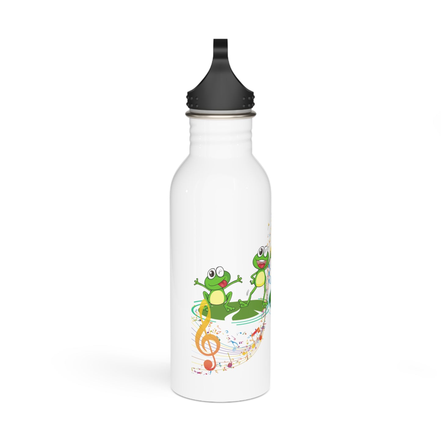 Frog Stainless Steel Water Bottle | Eco-Friendly Kids Bottle | Outdoor Adventure Flask | Nature Lover Gift, Spring Hydration