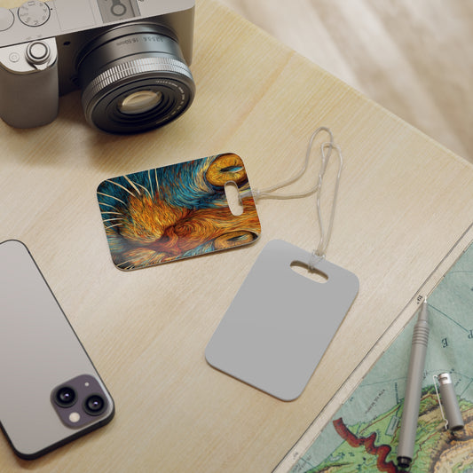 Cat Luggage Tags | Cute Travel Accessories for Pet Lovers, Vacation Must-Have, Unique Gift for Cat Owners