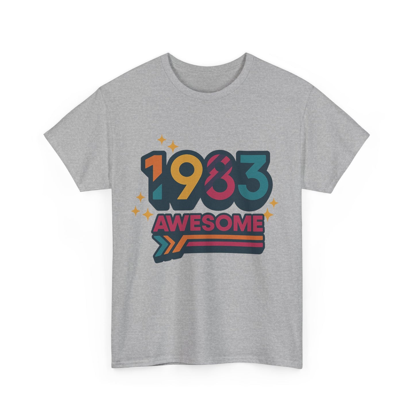 Retro Vibe 1983 T-Shirt Born to Vibe Cotton Tee, Vintage 80s Style Unisex Shirt, Birthday Gift, Casual Everyday Top