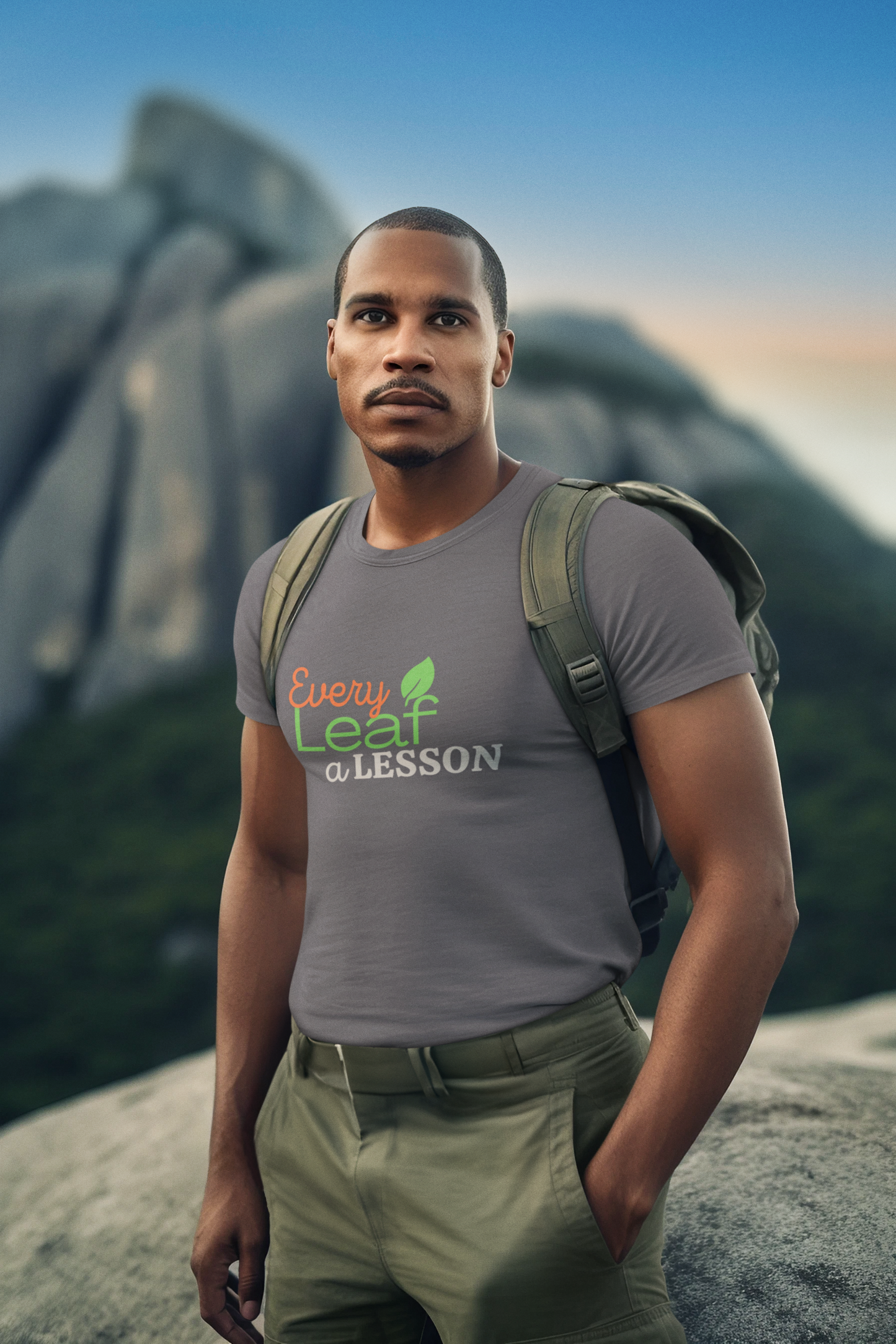 Unisex Nature Lover T-Shirt – Every Leaf a Lesson | Softstyle Comfort, All-Occasion Gift Idea
