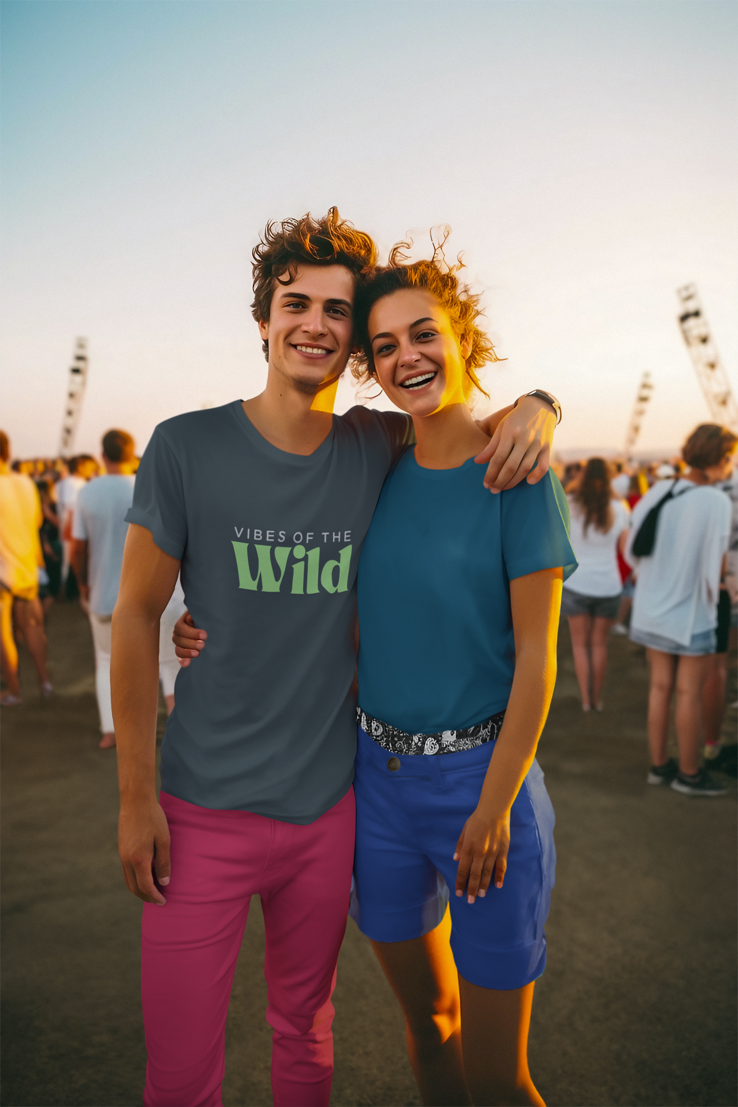 Vibes of the Wild Men's Lightweight Fashion Tee – Durable Everyday Style for Nature Lovers