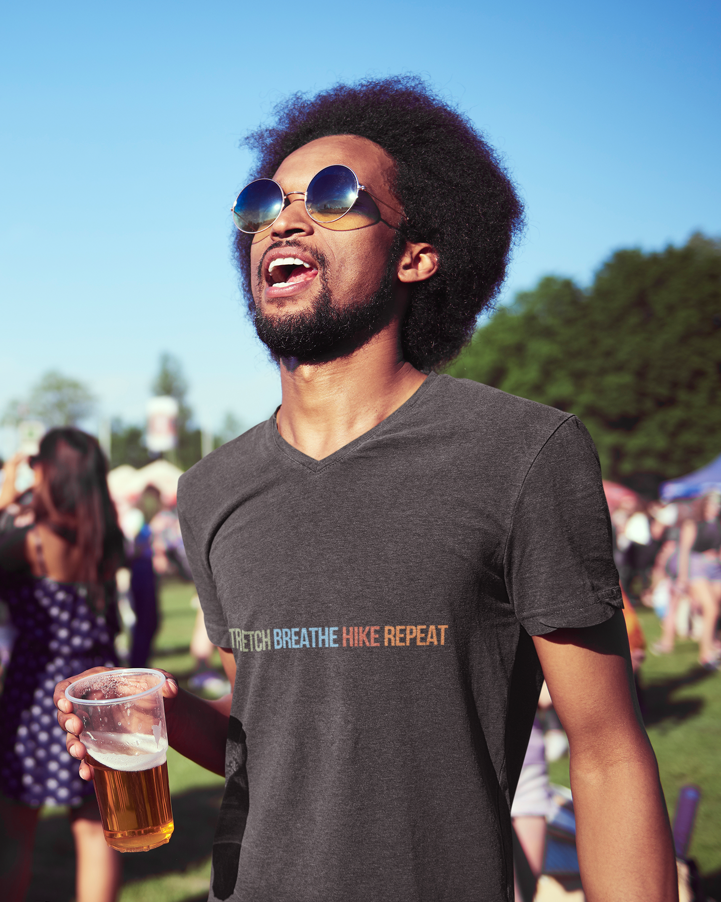 Adventure Ready T-Shirt – Outdoor Hiking & Yoga Tee | Unisex Nature Lover Gift | Summer Adventure Apparel