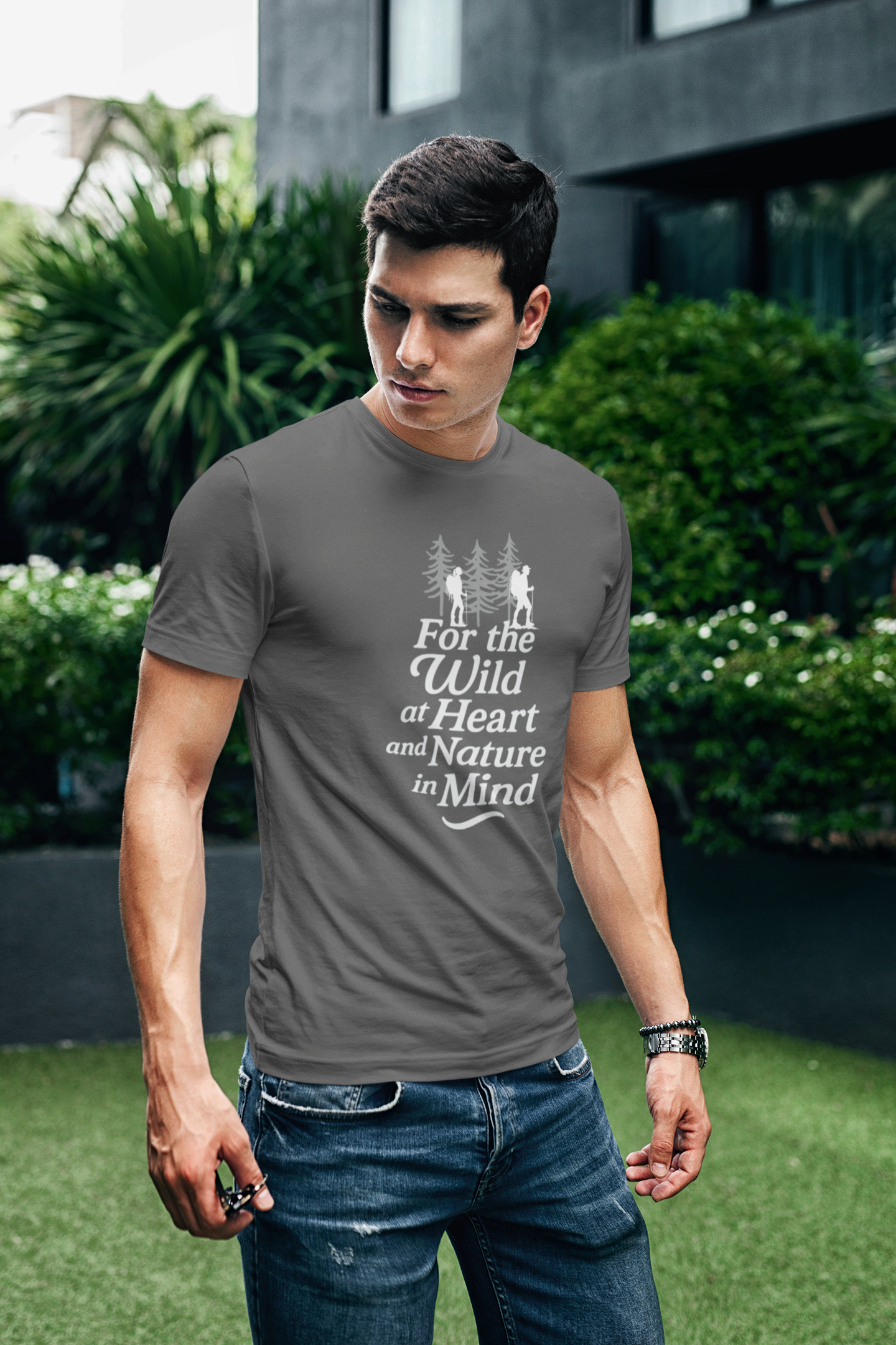 Nature Lover Unisex T-Shirt – Wild at Heart Outdoor Tee, Eco-Friendly Camping Shirt, Adventure & Nature Vibes Gift