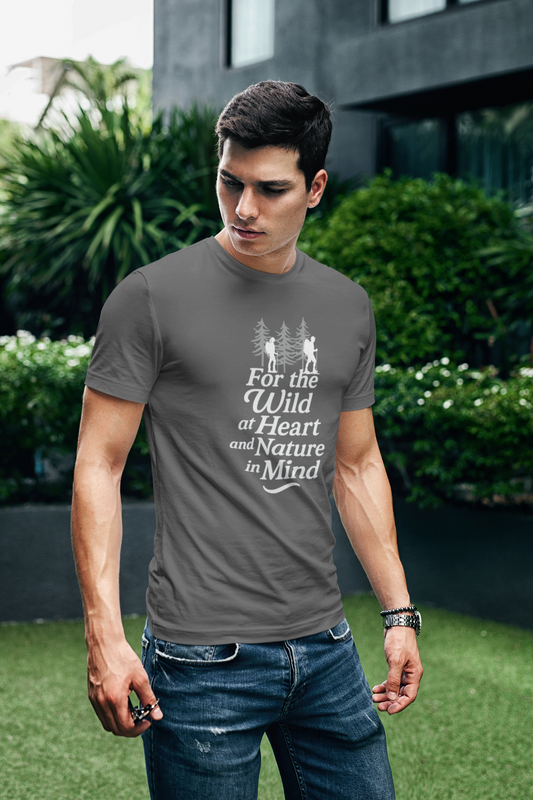Nature Lover Unisex T-Shirt – Wild at Heart Outdoor Tee, Eco-Friendly Camping Shirt, Adventure & Nature Vibes Gift