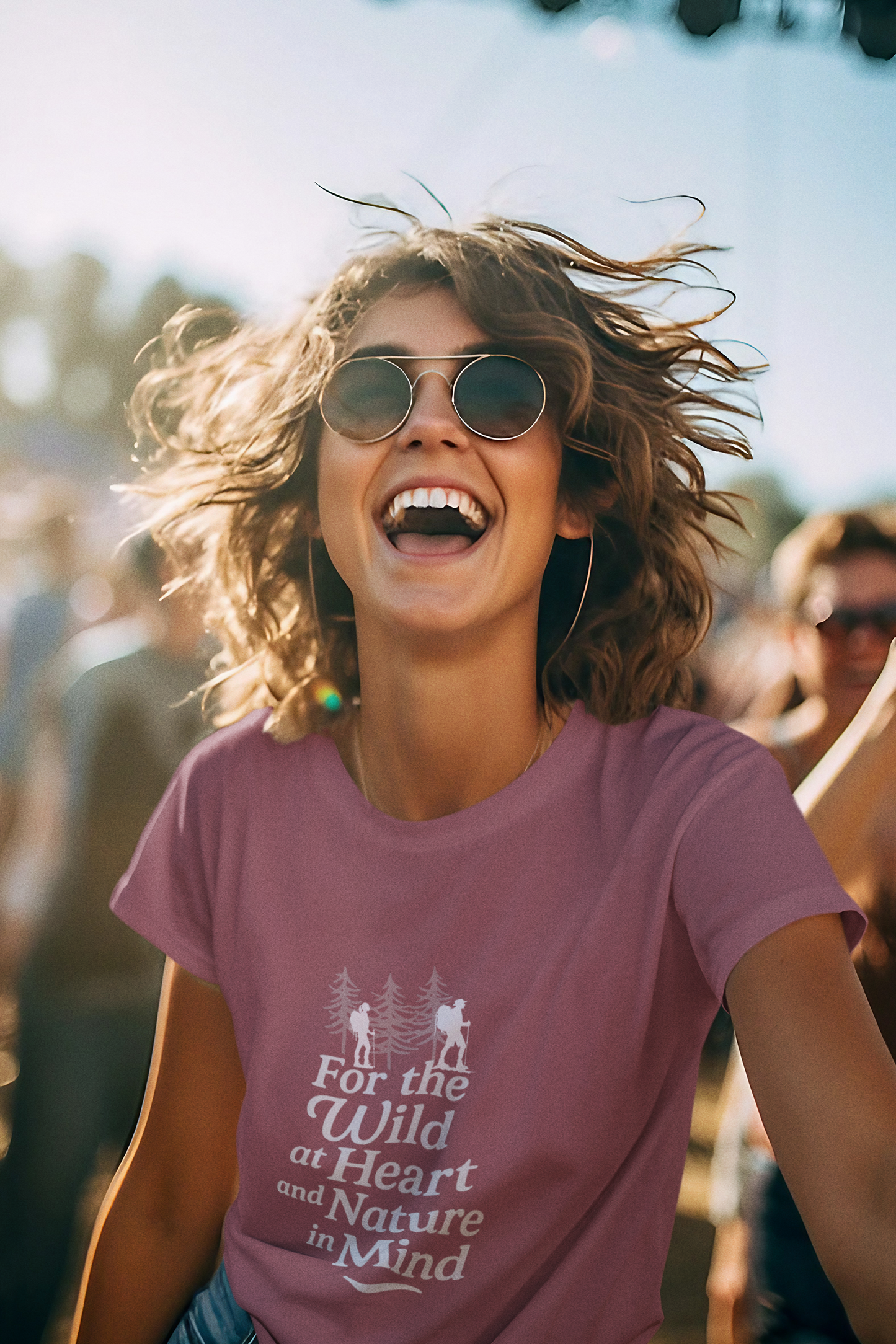 Nature Lover Unisex T-Shirt – Wild at Heart Outdoor Tee, Eco-Friendly Camping Shirt, Adventure & Nature Vibes Gift