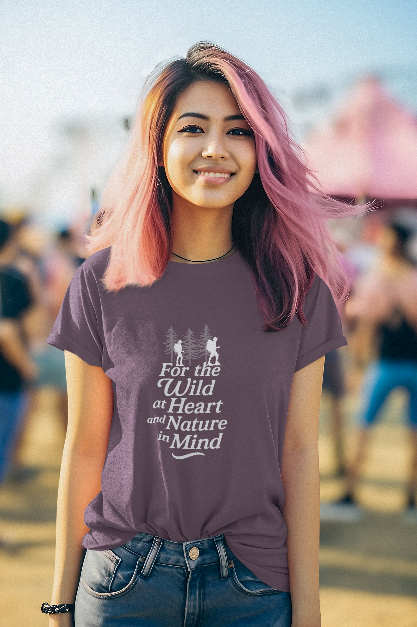 Nature Lover Unisex T-Shirt – Wild at Heart Outdoor Tee, Eco-Friendly Camping Shirt, Adventure & Nature Vibes Gift