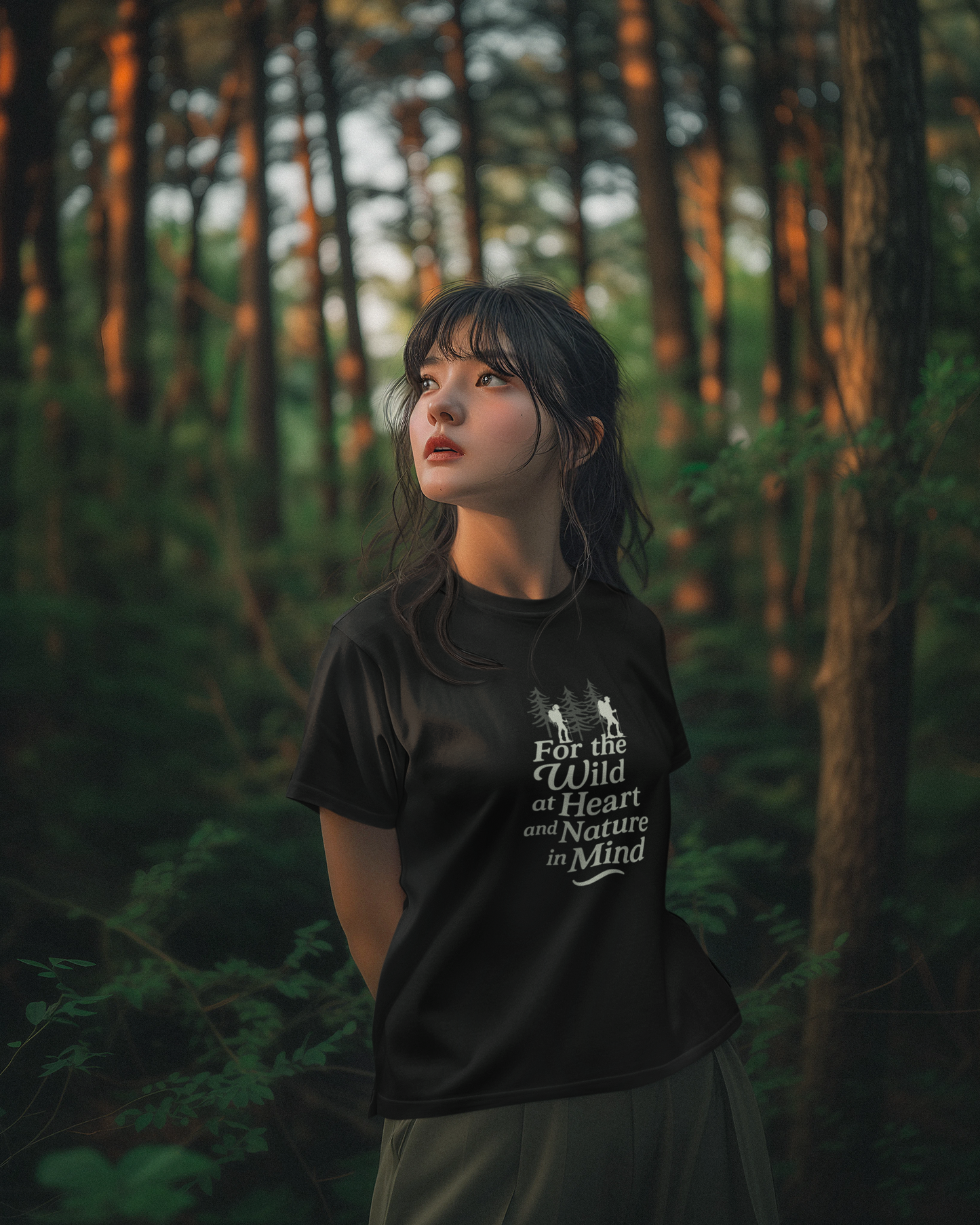 Nature Lover Unisex T-Shirt – Wild at Heart Outdoor Tee, Eco-Friendly Camping Shirt, Adventure & Nature Vibes Gift