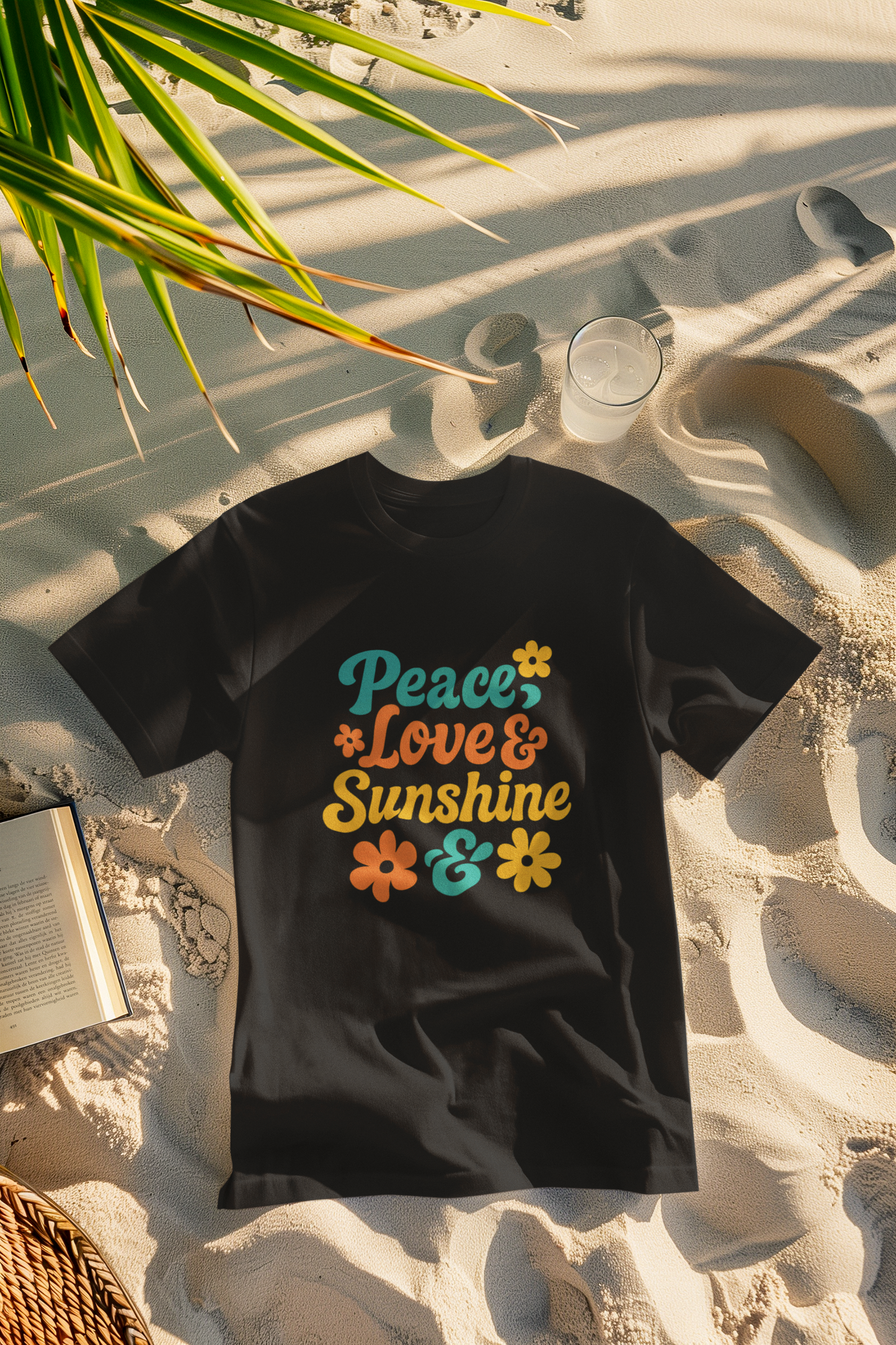 Retro Peace and Love T-Shirt | Flower Power Unisex Tee for Festivals and Everyday Wear | Spring Gift Idea