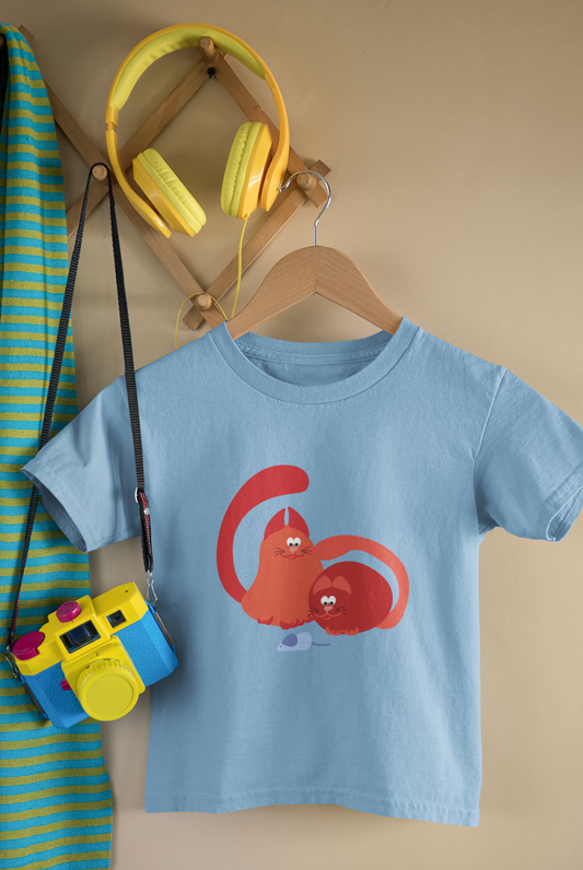 Whimsical Cat Toddler Tee | Cute Kids TShirt, Playful Cat Shirt, Fun Childrens Apparel, Cat Lover Gift