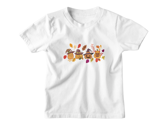 Trick or Treat Toddler Tee Halloween Kids Shirt, Cute Costume Top, Spooky Fall Outfit for Boys and Girls