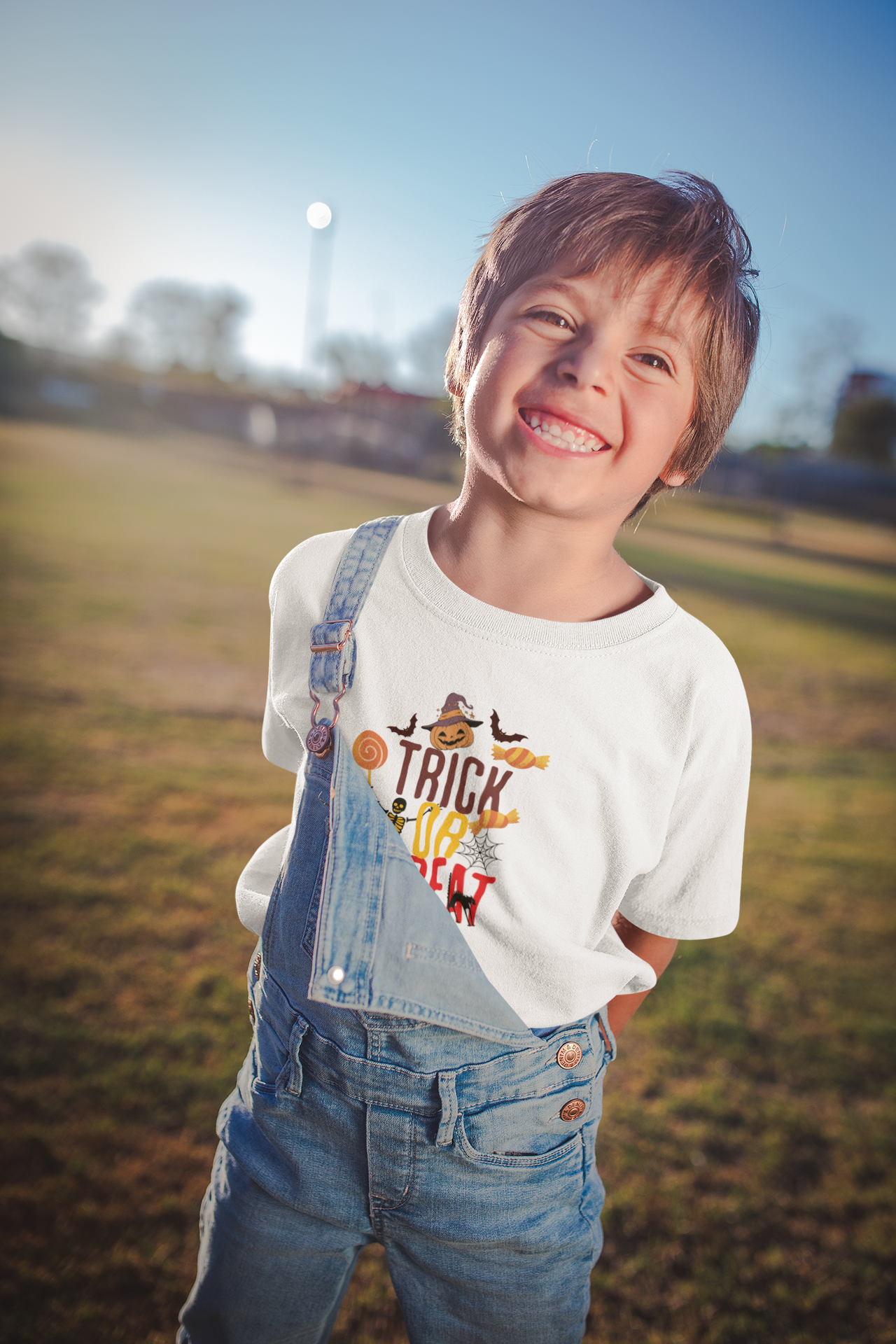 Halloween Toddler T-Shirt Cute Trick or Treat Tee, Kids Costume Top, Spooky Fall Outfit, Fun Holiday Apparel