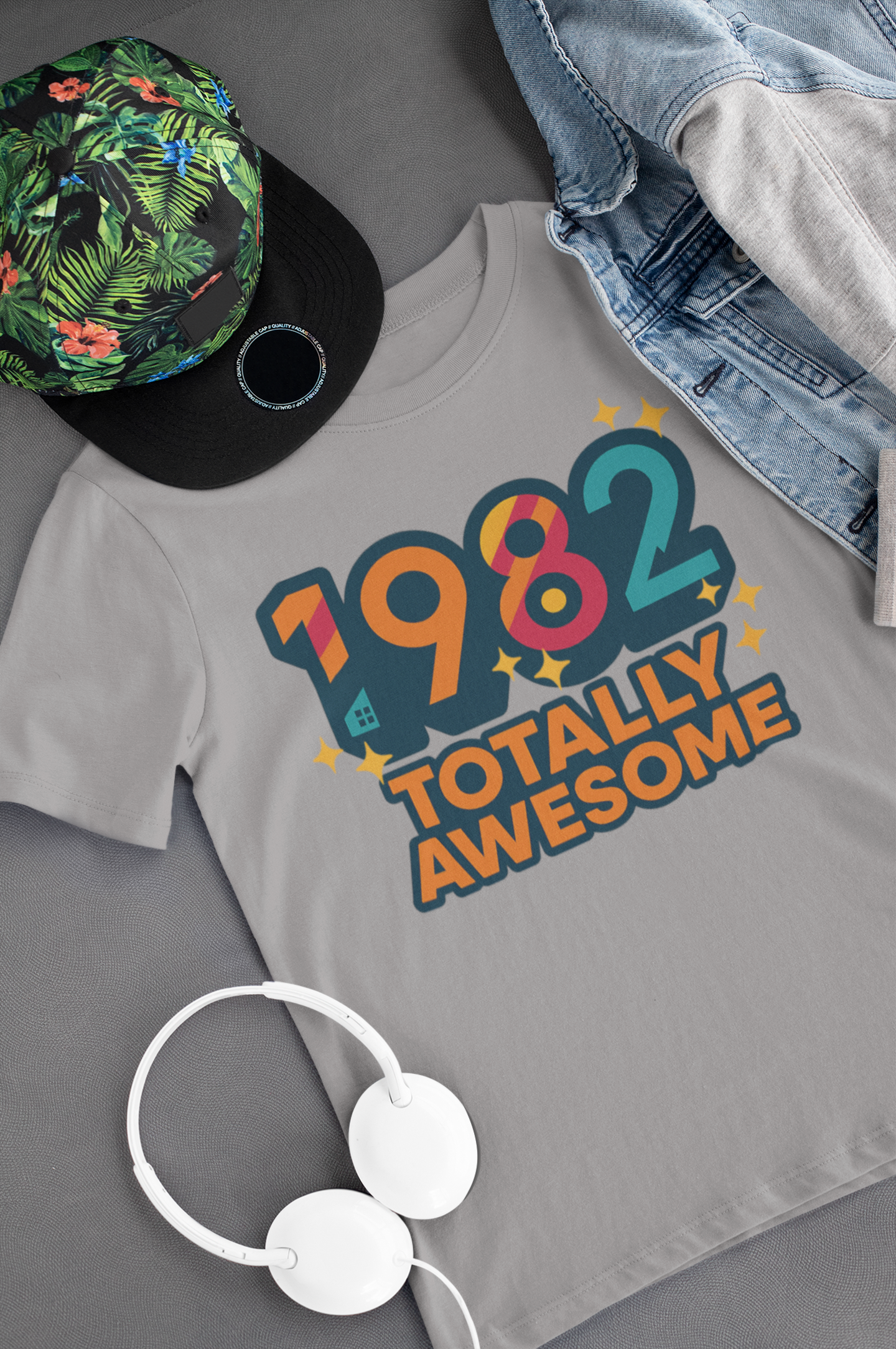 Retro Vibe 1981 T-Shirt Born to Vibe Cotton Tee, Vintage 80s Style Unisex Shirt, Birthday Gift, Casual Everyday Top