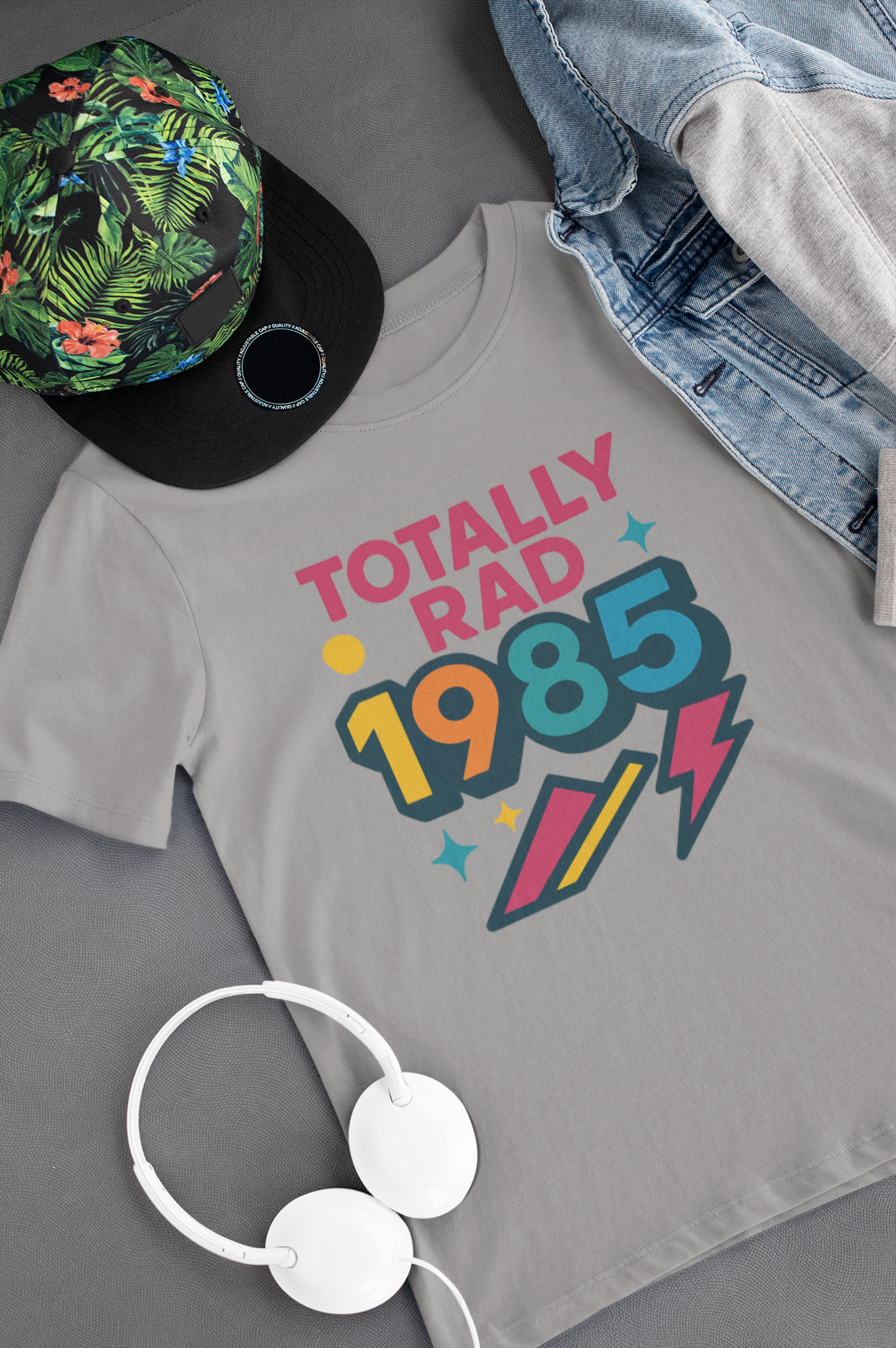 Retro Vibe 1985 T-Shirt Born to Vibe Cotton Tee, Vintage 80s Style Unisex Shirt, Birthday Gift, Casual Everyday Top