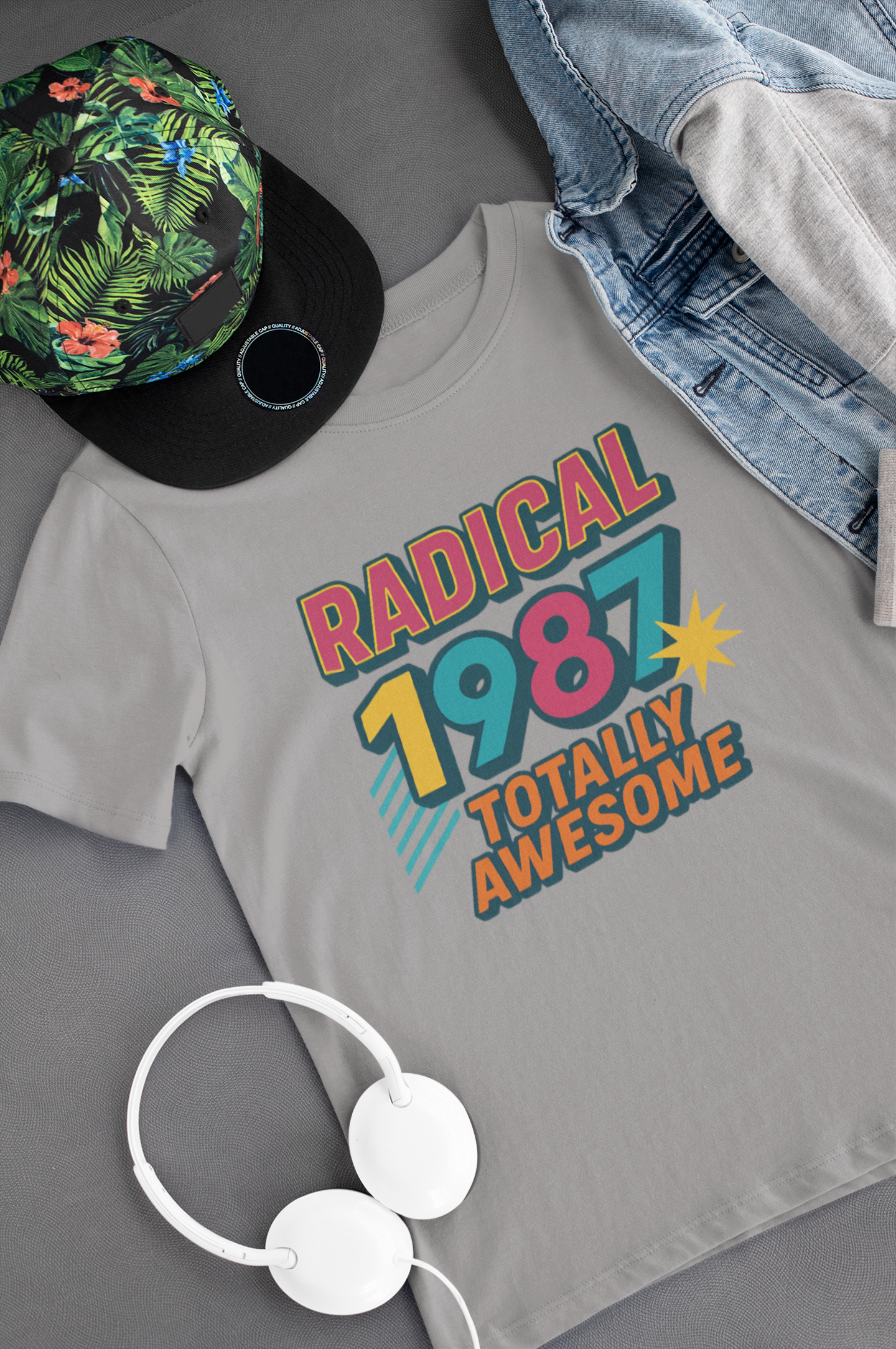 Retro Vibe 1987 T-Shirt Born to Vibe Cotton Tee, Vintage 80s Style Unisex Shirt, Birthday Gift, Casual Everyday Top