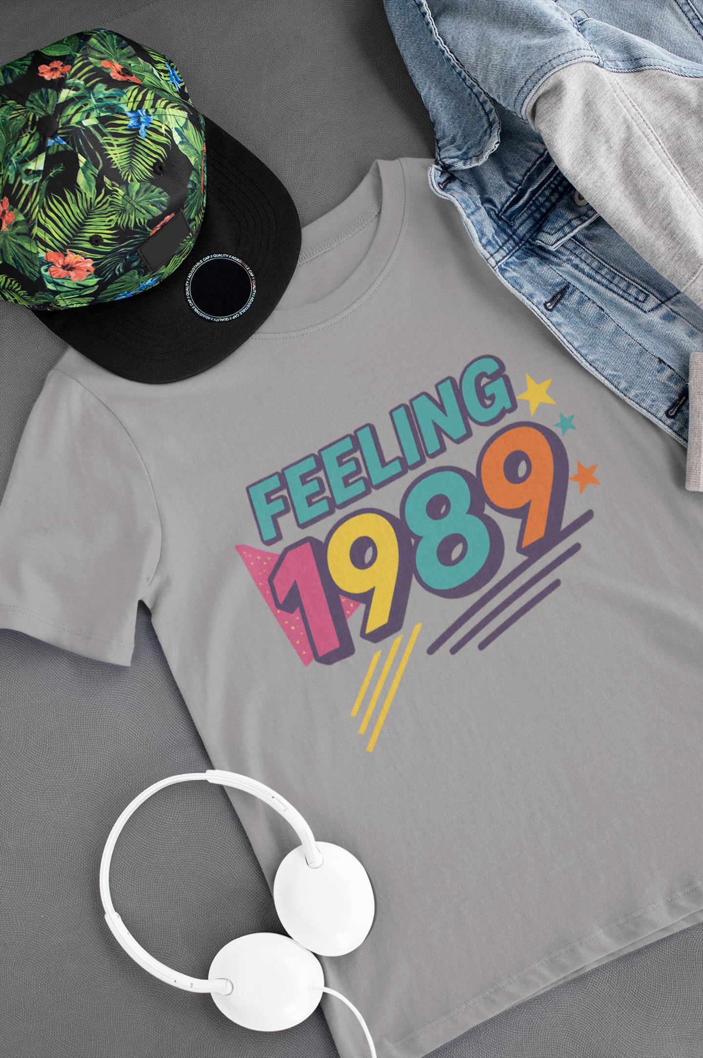Retro Vibe 1989 T-Shirt Born to Vibe Cotton Tee, Vintage 80s Style Unisex Shirt, Birthday Gift, Casual Everyday Top