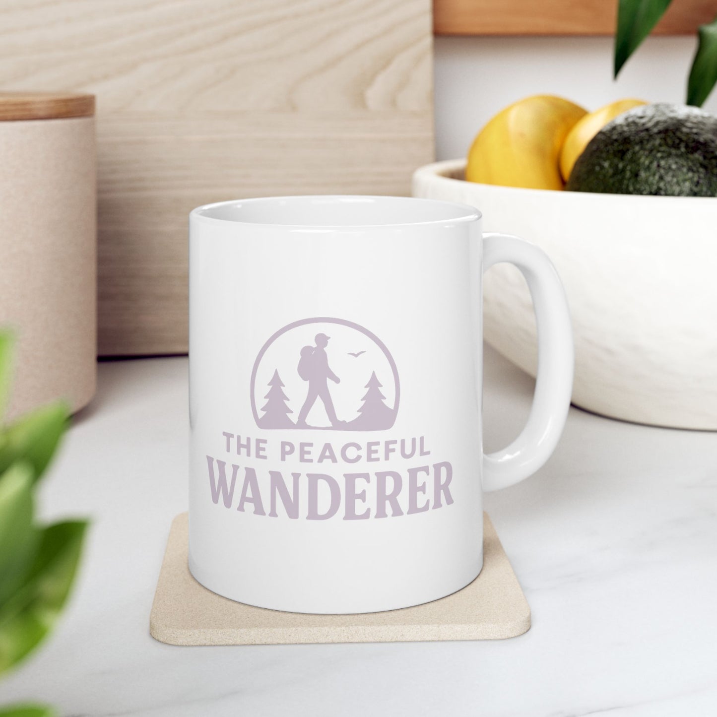 Adventure Travel Mug Ceramic Coffee Cup, Wanderlust Gift for Outdoor Lovers