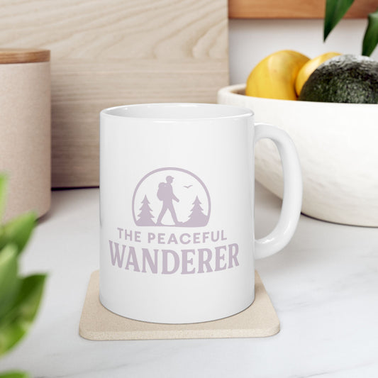 Adventure Travel Mug Ceramic Coffee Cup, Wanderlust Gift for Outdoor Lovers