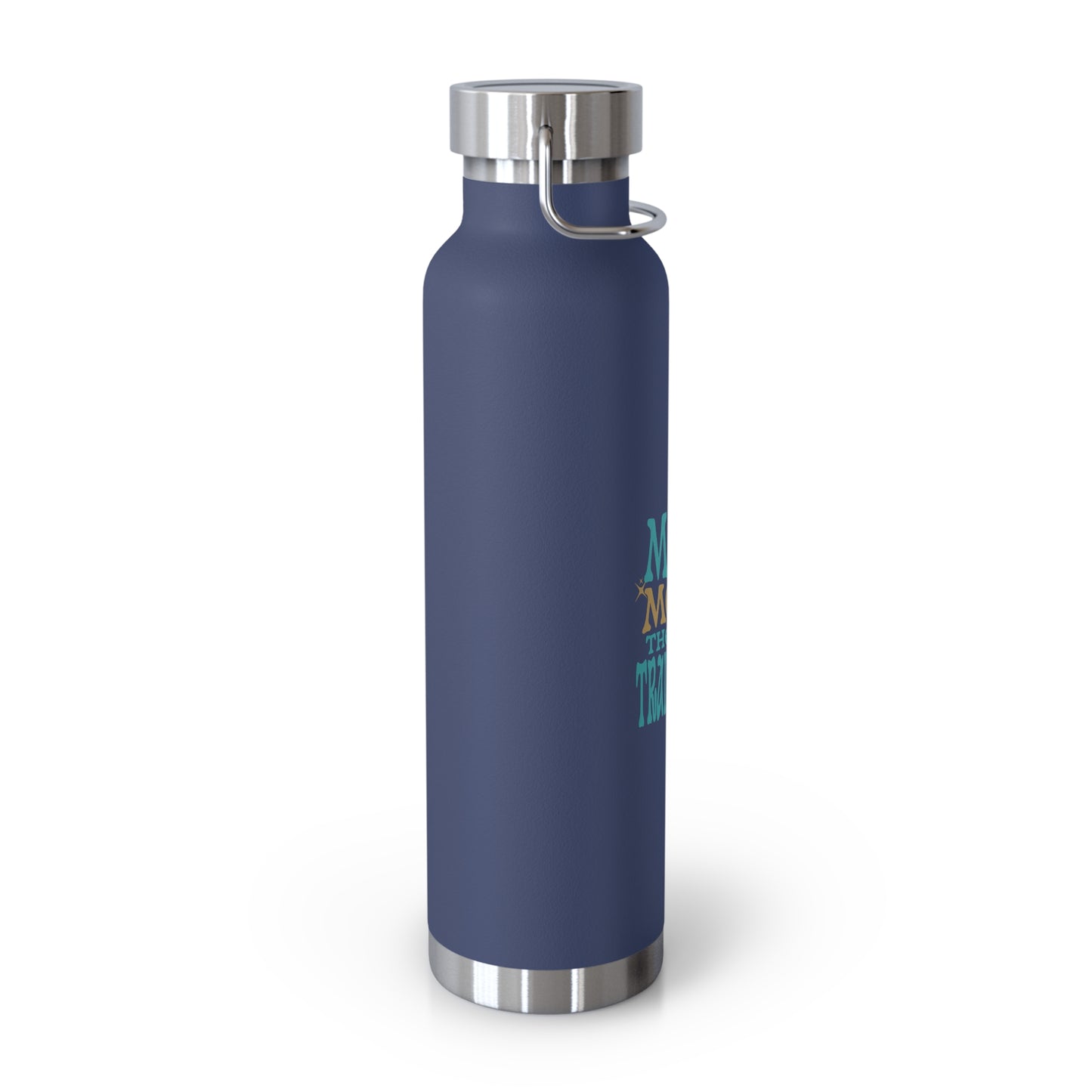 Meet Me at the Trailhead Copper Bottle Hiking Gift 22oz Vacuum Insulated Flask Adventure Gear Outdoor Lover Travel Water Bottle