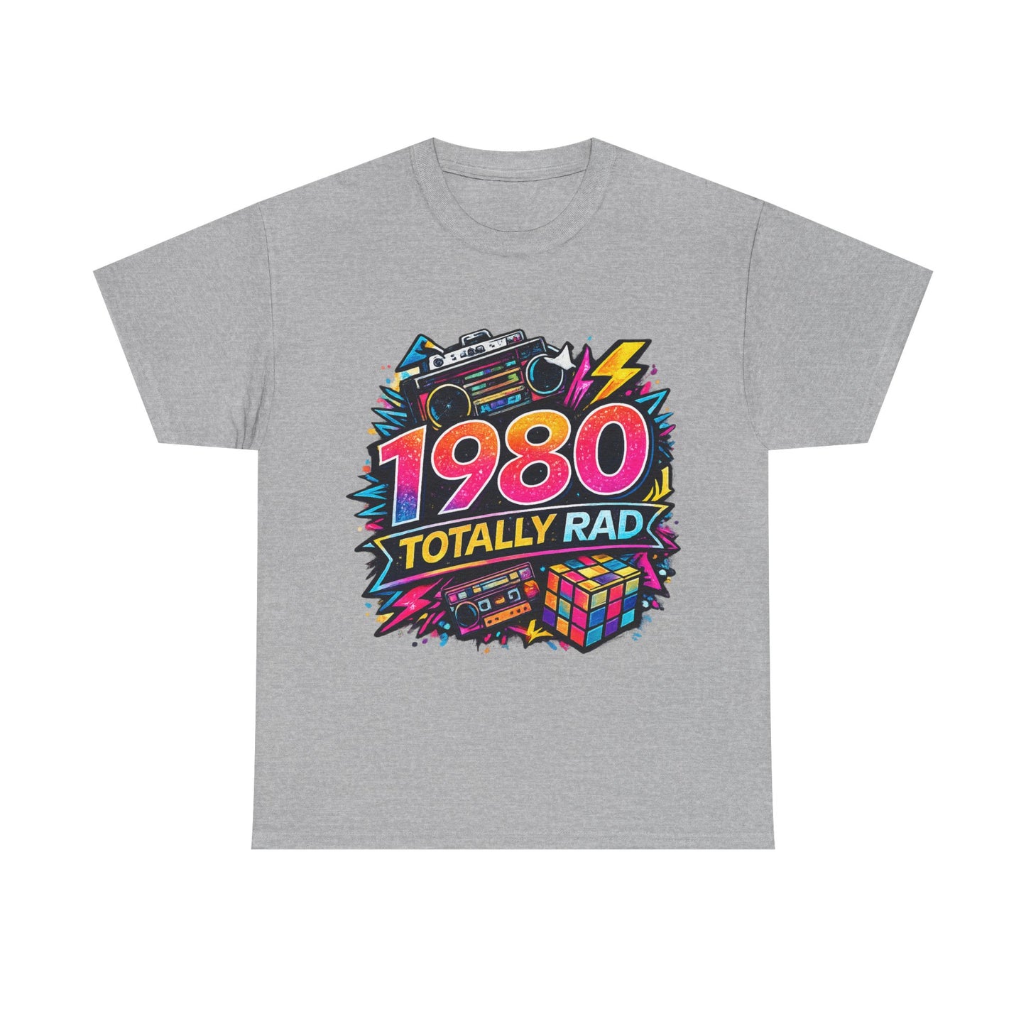 Retro 1980 T-Shirt Born in 1980, Vintage 80s Birthday Shirt, Unisex Graphic Tee Gift