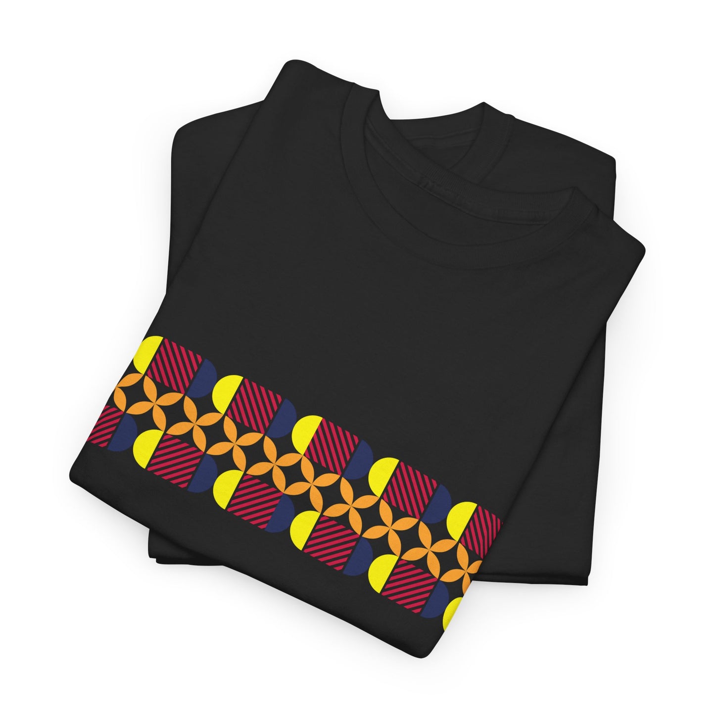 Geometric Pastel Pattern T-Shirt for Men & Women | Retro Abstract Stripe Graphic Tee