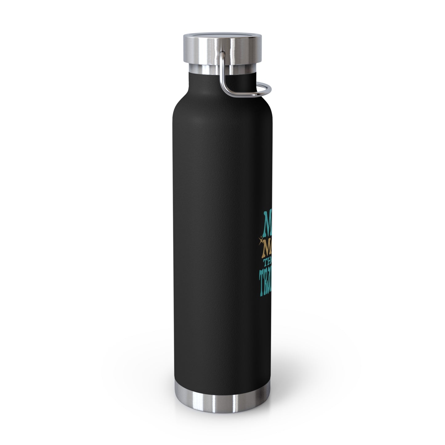 Meet Me at the Trailhead Copper Bottle Hiking Gift 22oz Vacuum Insulated Flask Adventure Gear Outdoor Lover Travel Water Bottle