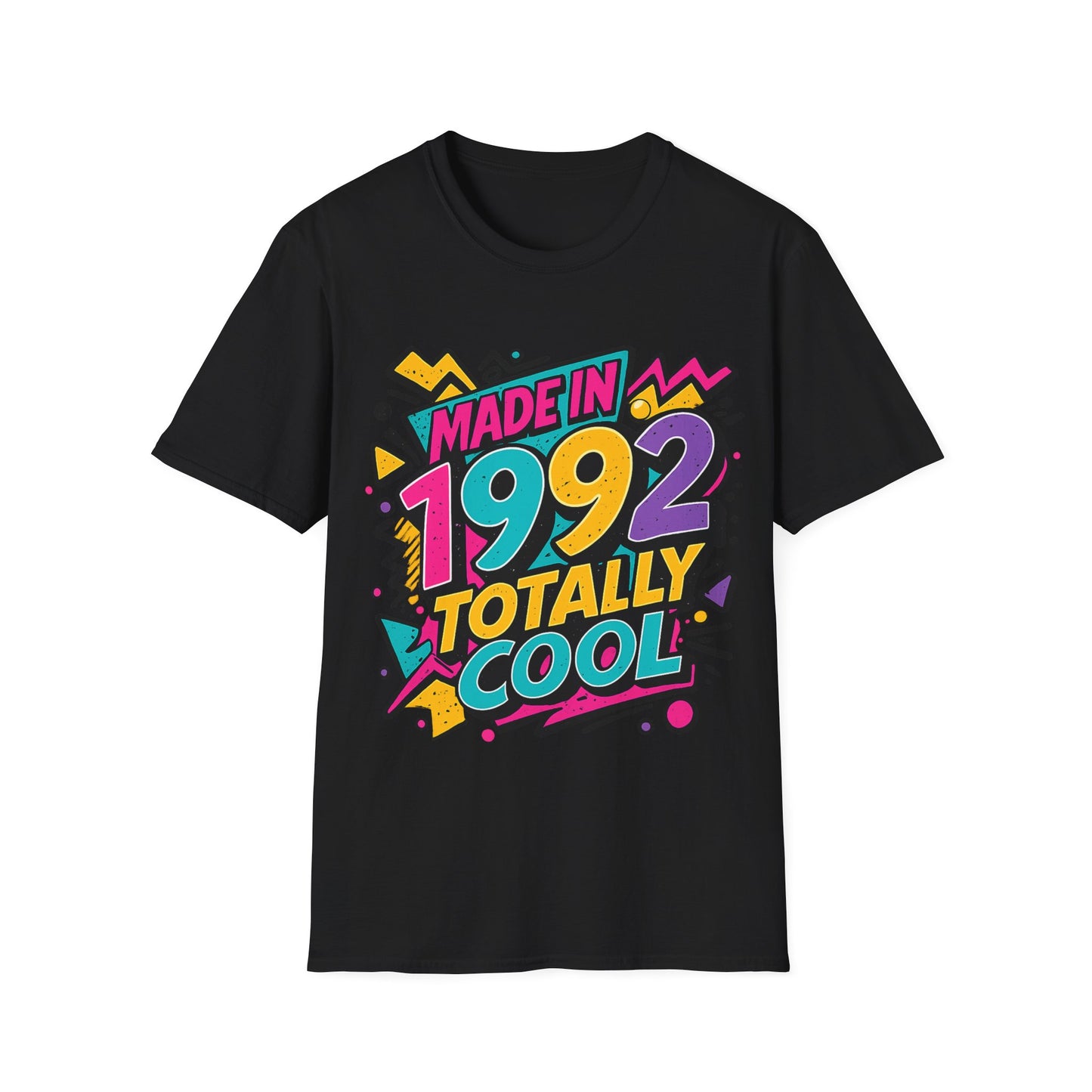 Made in 1992 Totally Cool T-Shirt | Retro 90s Birth Year Shirt | 1992 Birthday Gift Tee