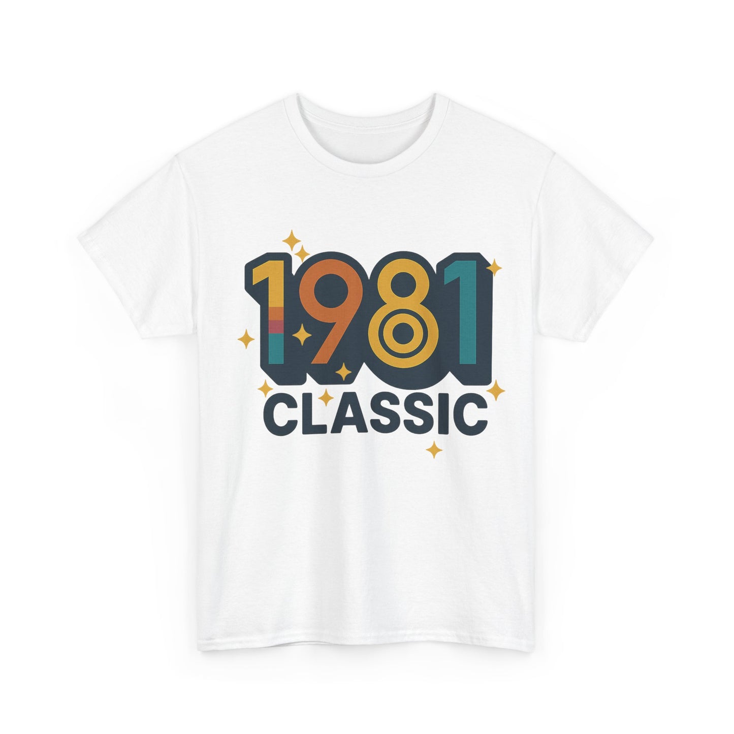 Retro Vibe 1981 T-Shirt Born to Vibe Cotton Tee, Vintage 80s Style Unisex Shirt, Birthday Gift, Casual Everyday Top